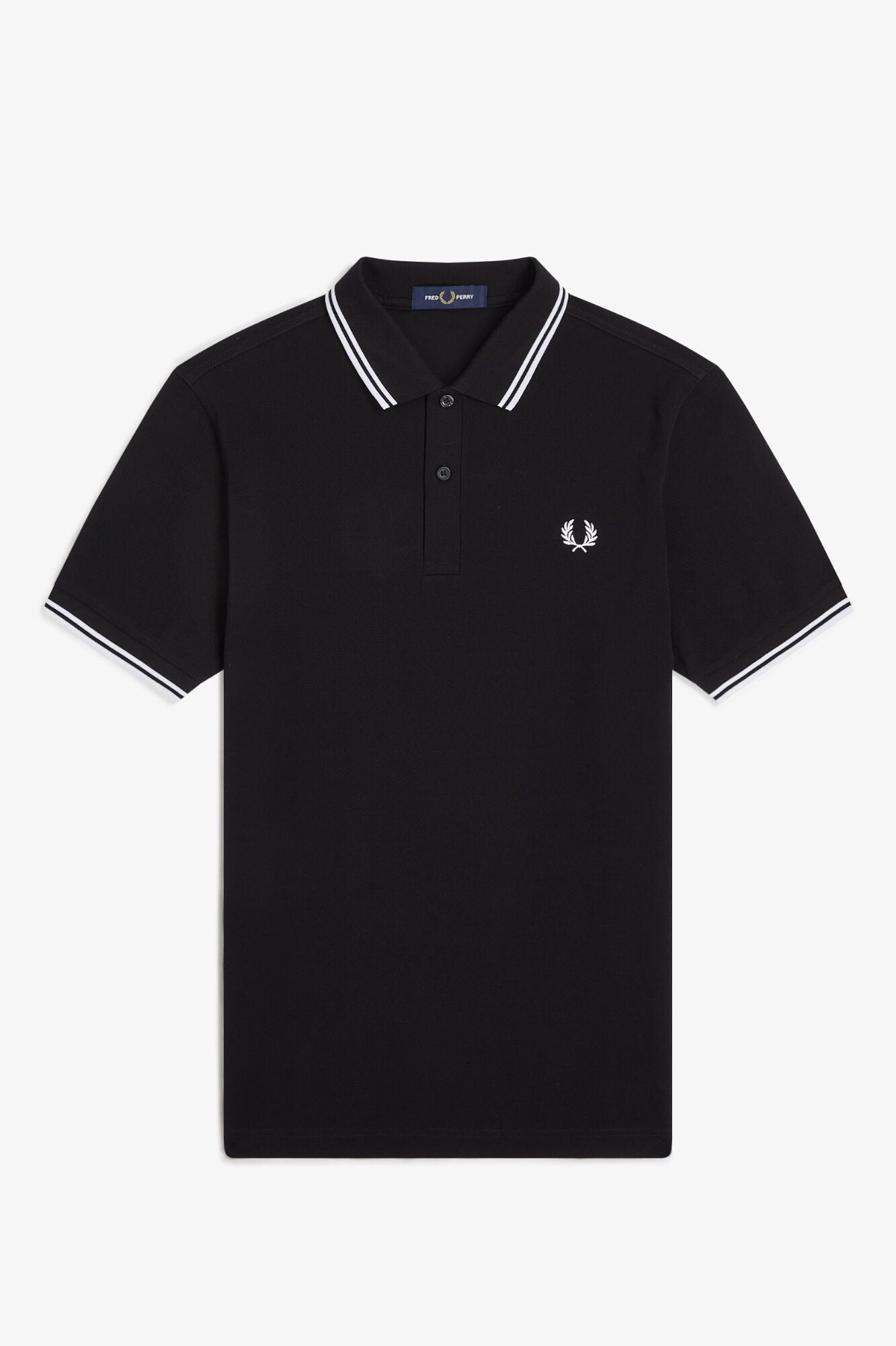 Fred Perry Twin tipped Fred Perry polo shirt Black