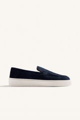 Gioseppo Mocassins de pele Azul