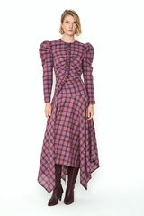 Panambi Vestido fluido Venali Vermelho