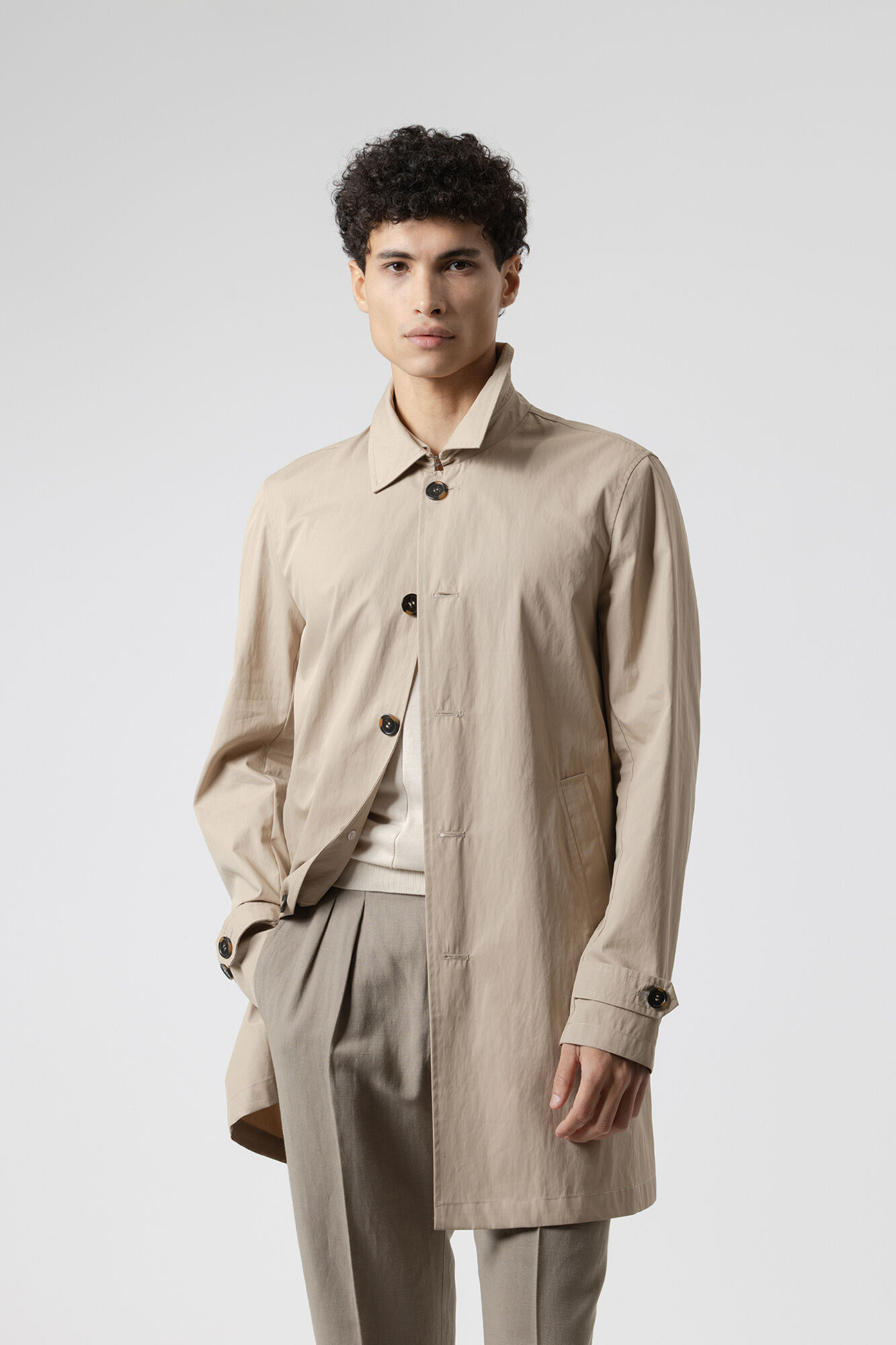 PuroEGO Trench coat Nude