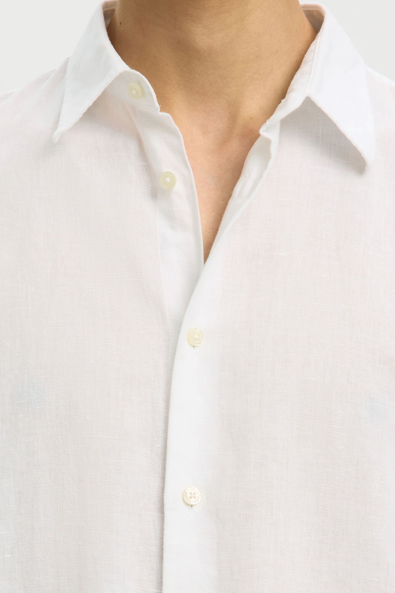 Selected Short sleeve shirt White