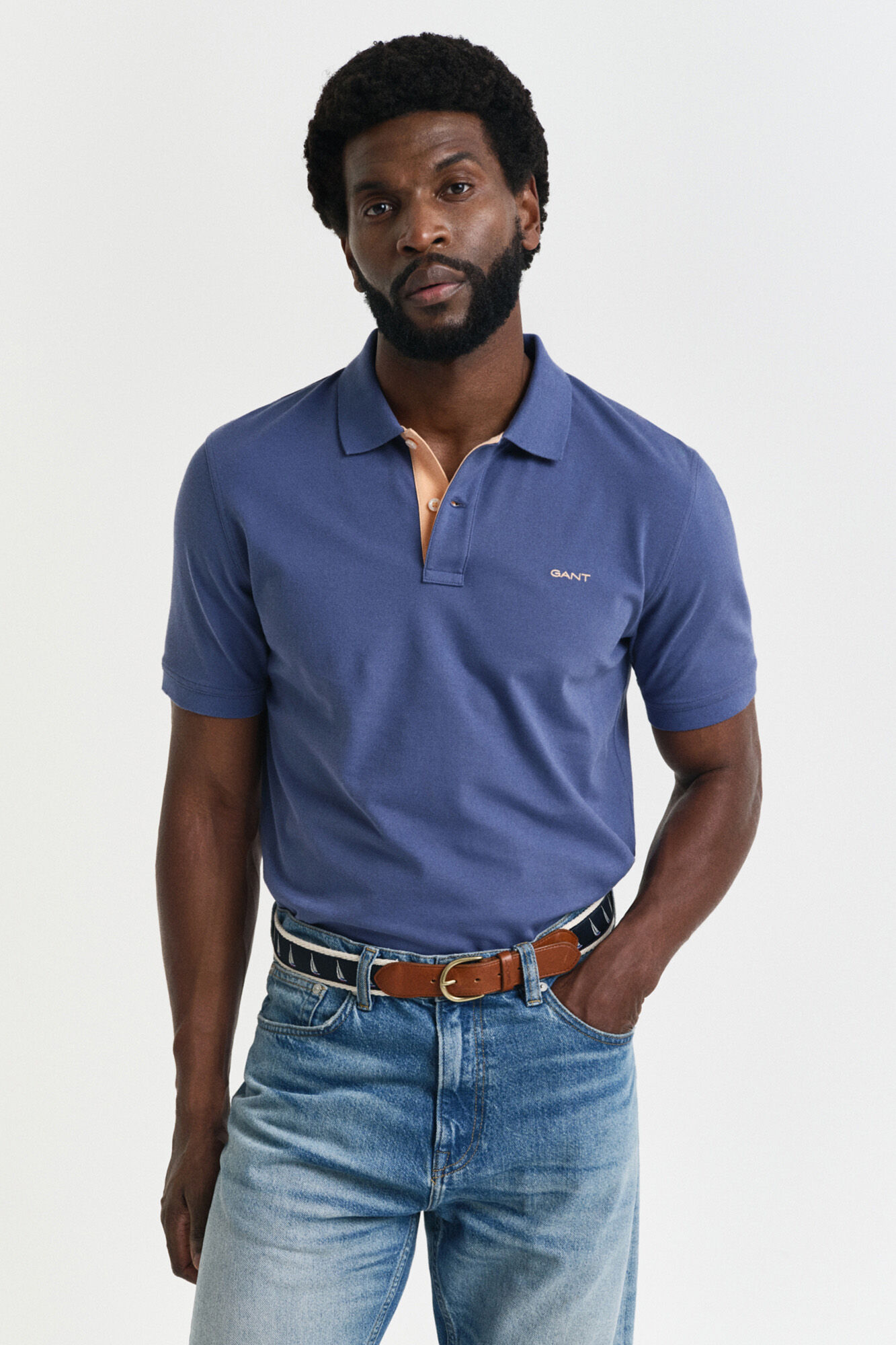 Gant Contrast piqu&eacute; polo