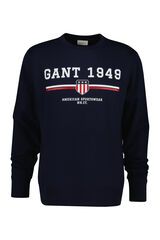 Gant Graphic c-neck sweat Navy