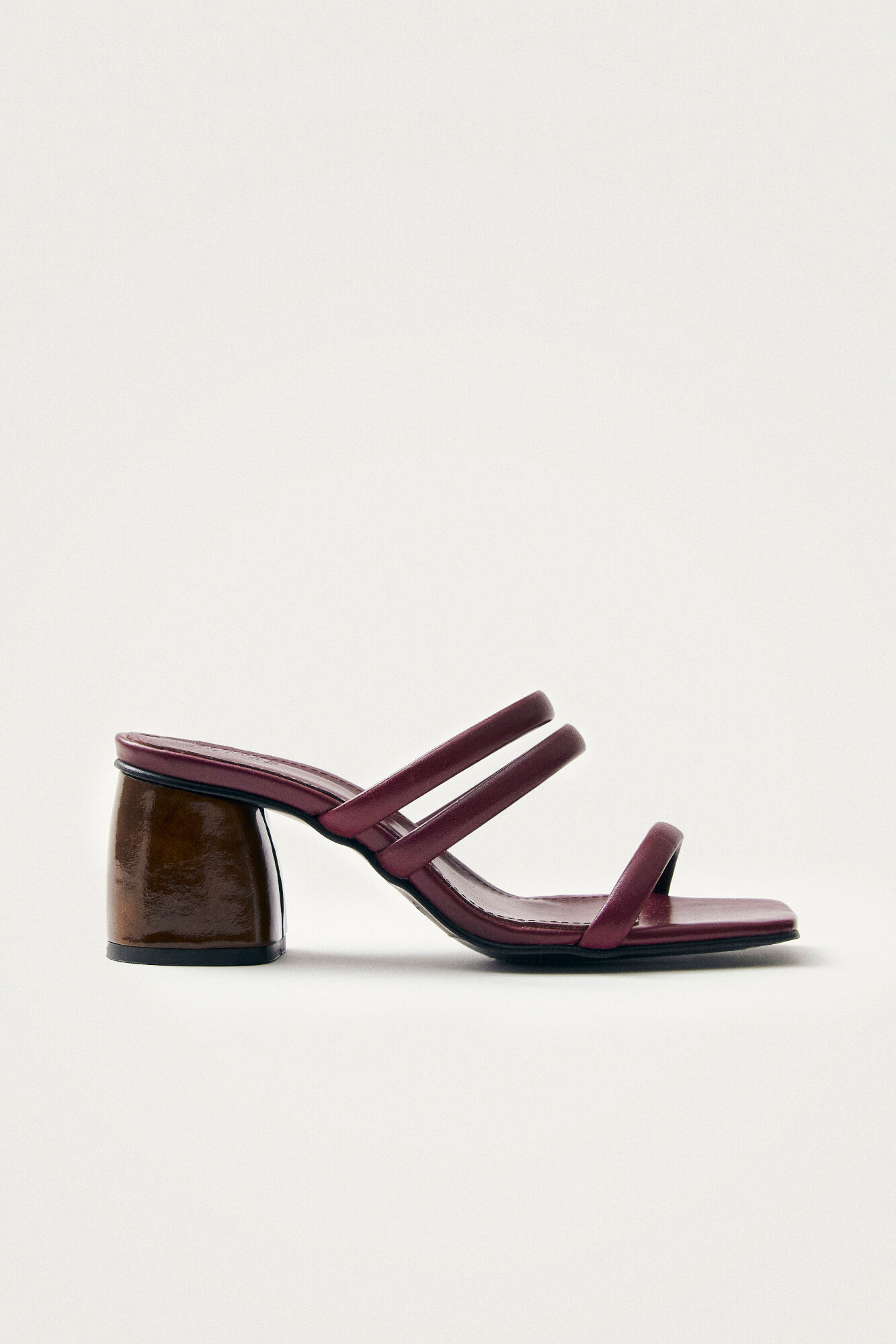 Alohas Indiana leather sandals Maroon
