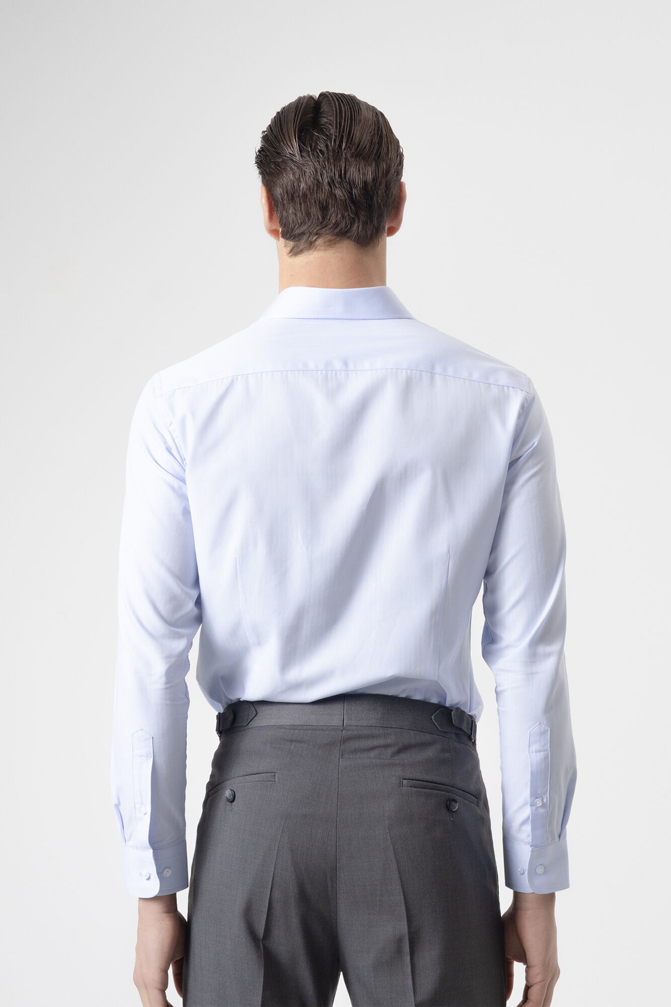 PuroEGO Camisa de vestir espiga Azul