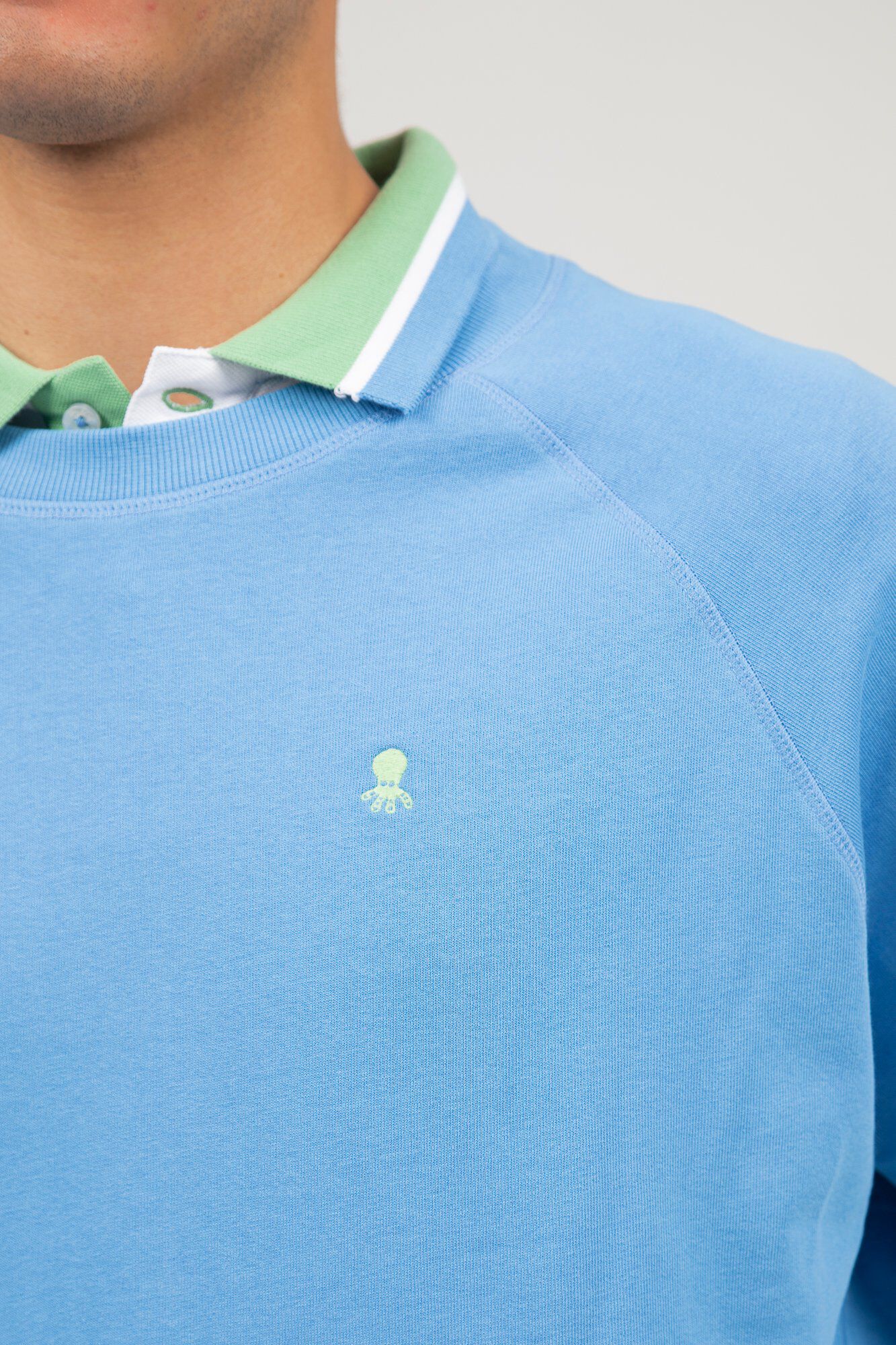 elPulpo Sweatshirt b&aacute;sica Azul
