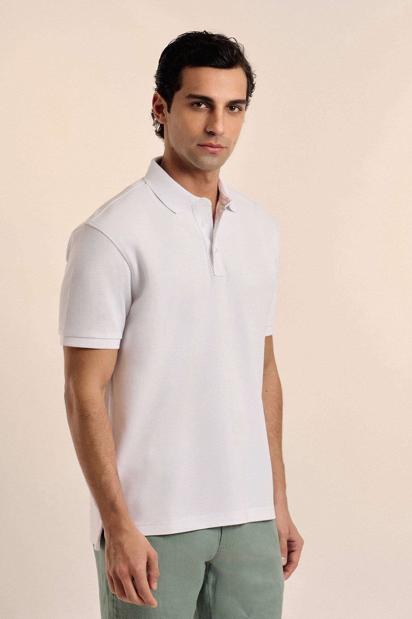 Valecuatro Polo cl&aacute;ssico Branco