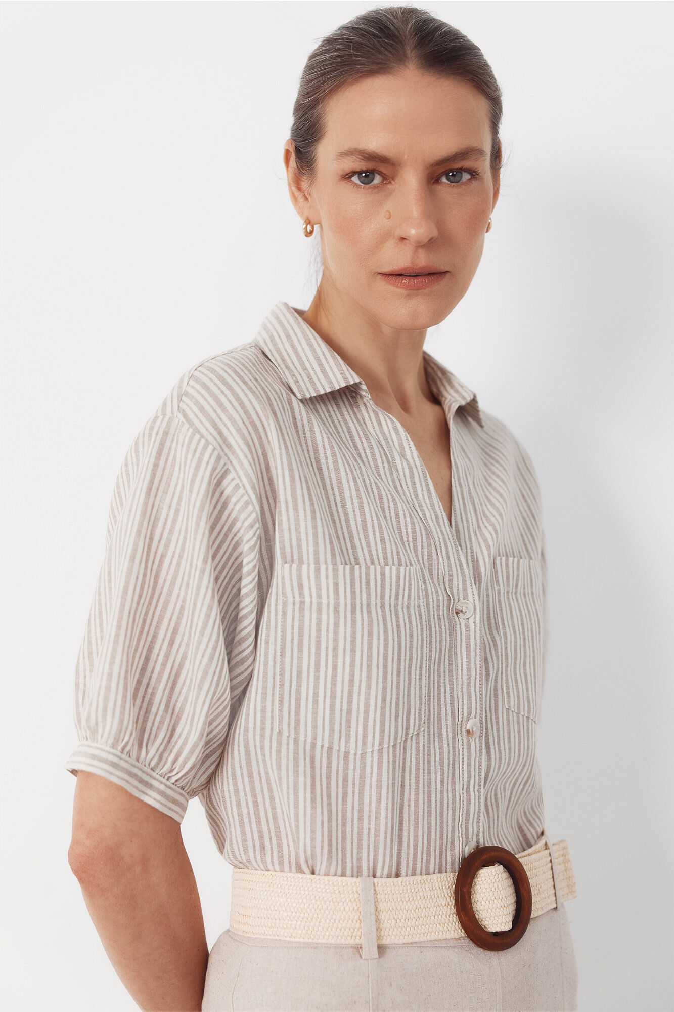Cortefiel Rustic short sleeve shirt
