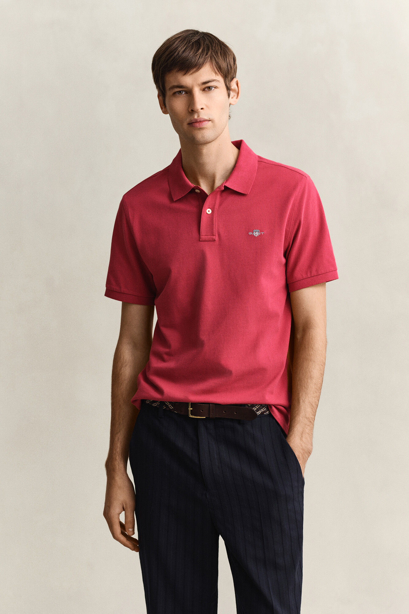 Gant Piqu&eacute; Regular Fit polo shirt SHIELD