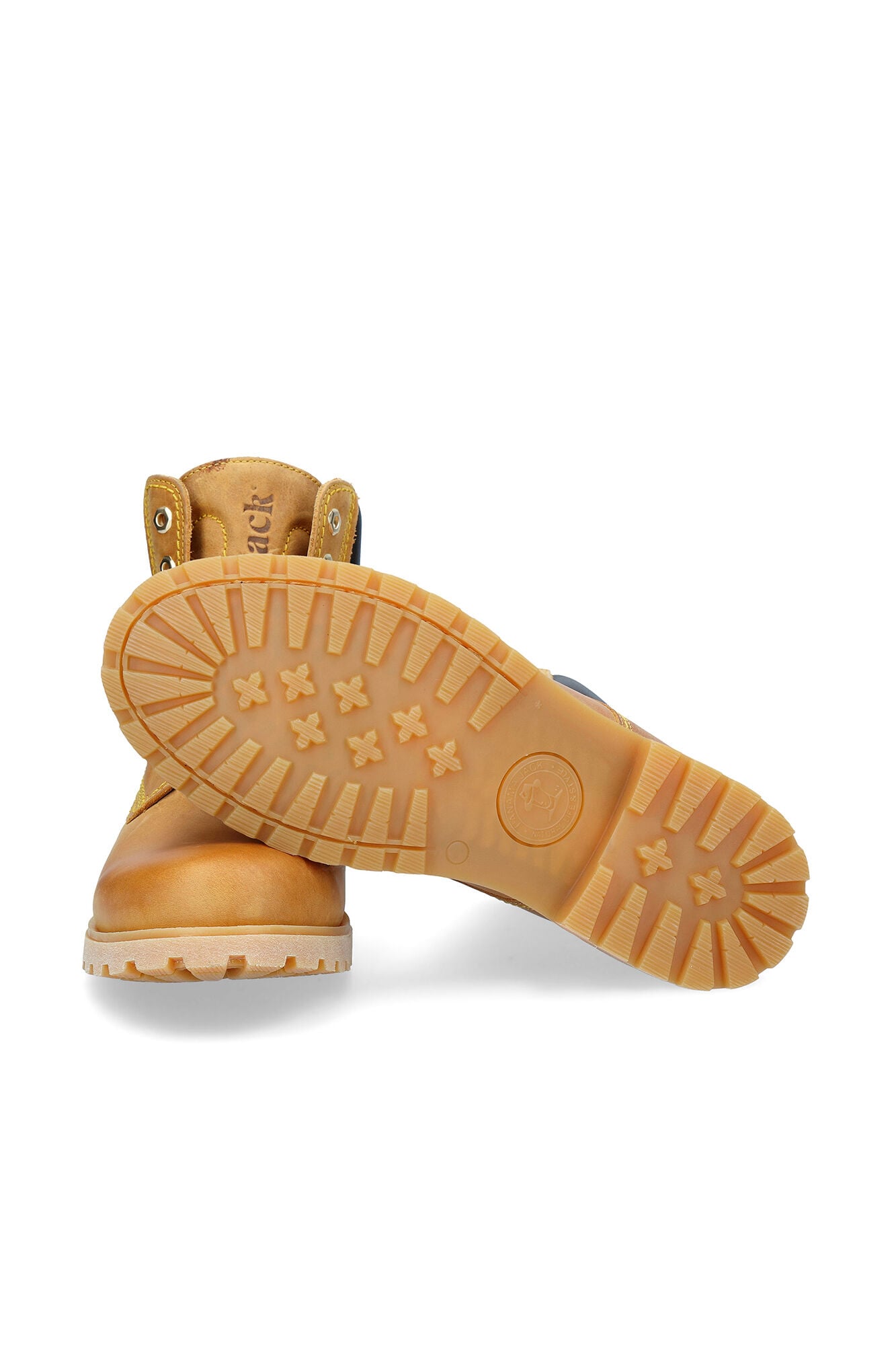 Panama Jack Bota de homem em pele napa Dourado