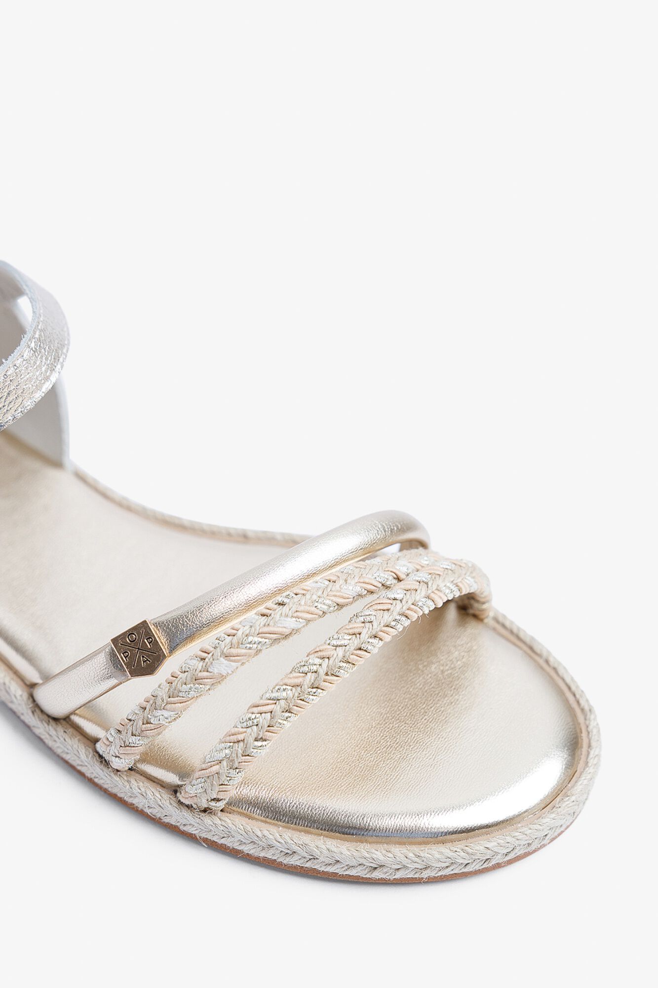 Popa Riazor rope flat sandal Grey