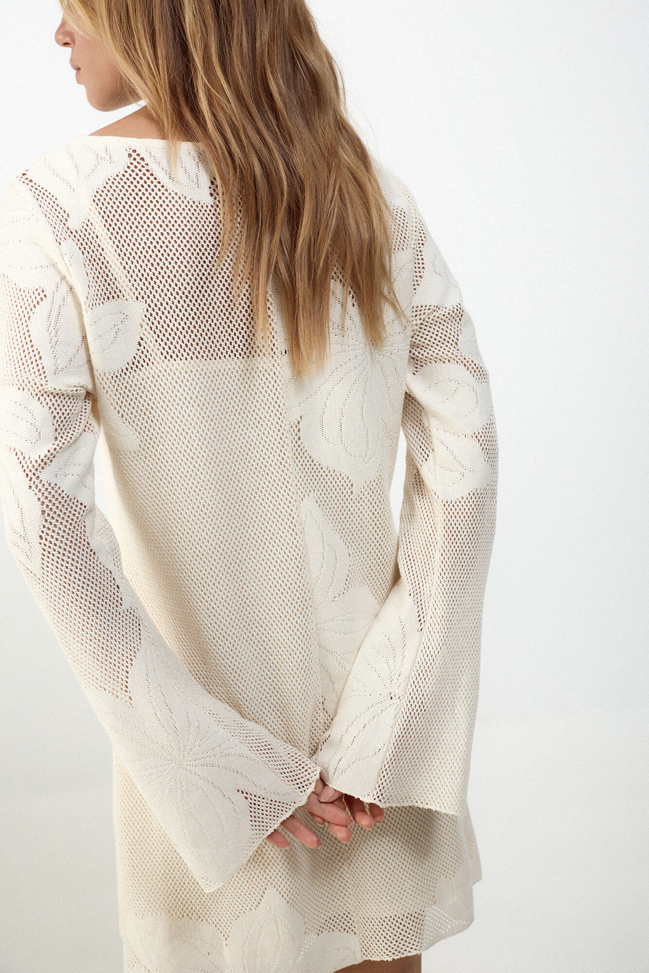 Slowlove Jersey-knit dress Ivory