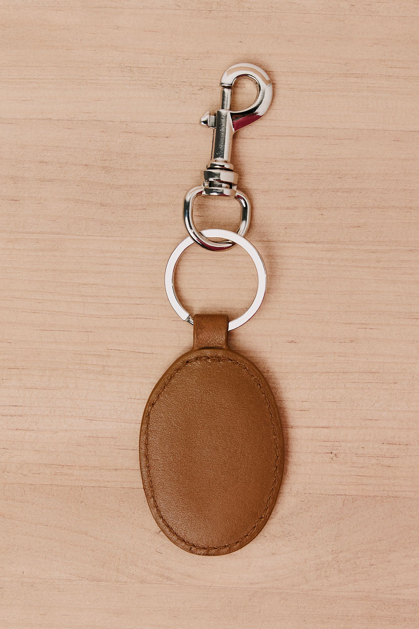 OOTO Porta-chaves oval Tostado