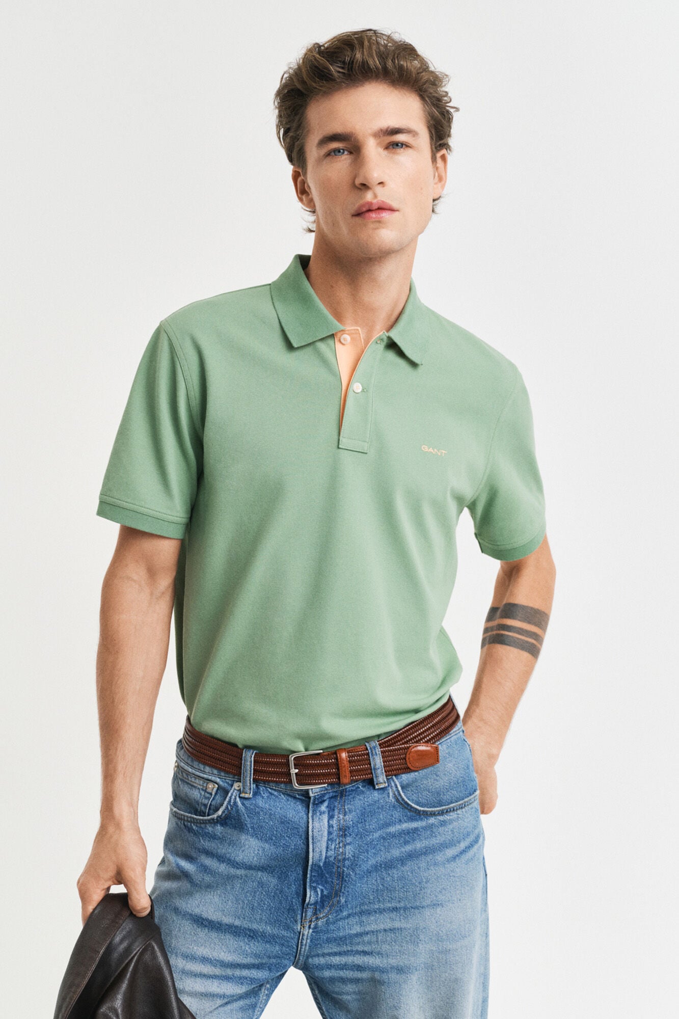 Gant Contrast piqu&eacute; polo