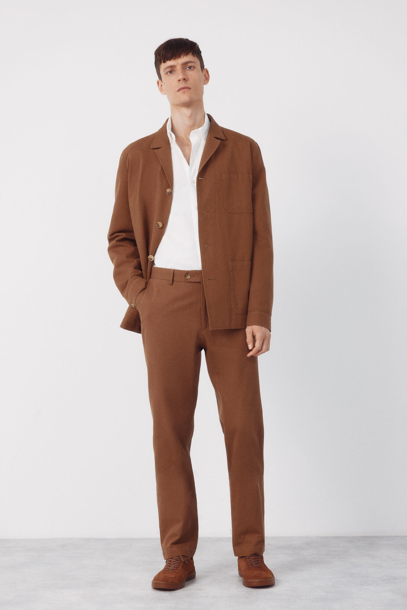 Cortefiel Linen blend blazer