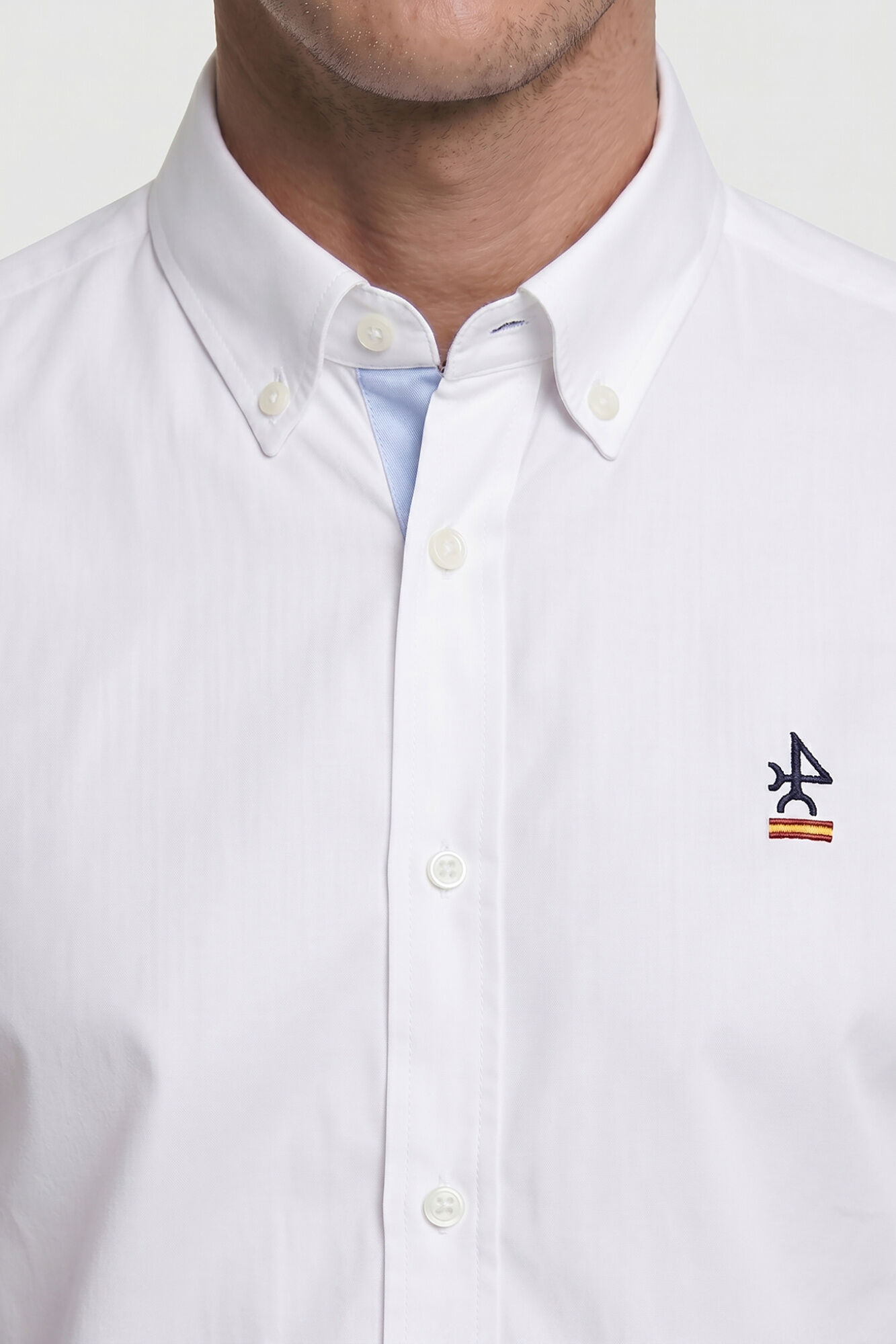 Valecuatro Camisa cl&aacute;ssica Espanha Branco