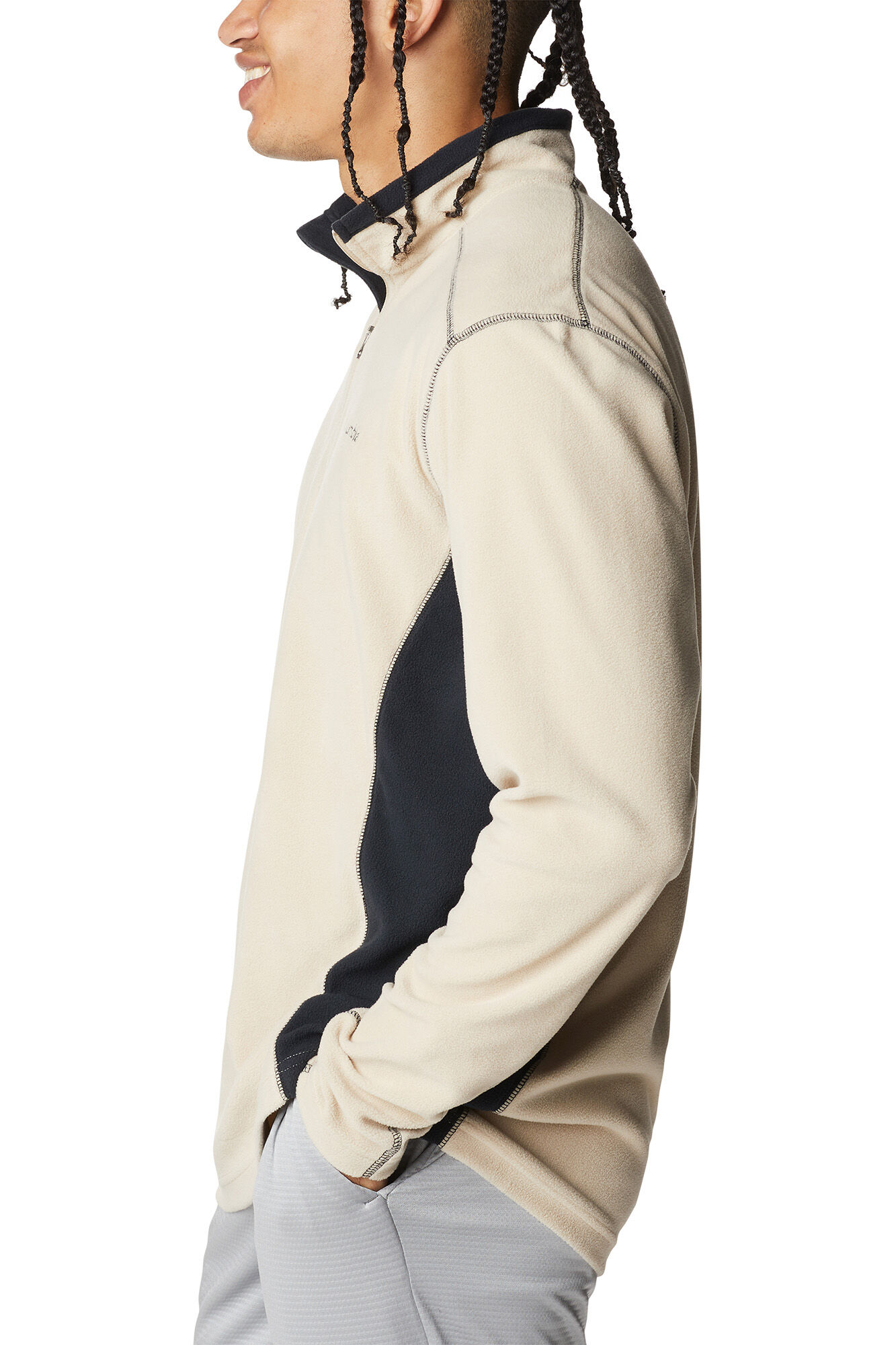 Columbia Forro meia fecho-&eacute;clair para homem Columbia Klamath Range&trade; II Tostado