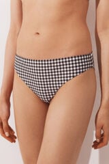 Cortefiel Classic coverage bikini bottoms Printed grey