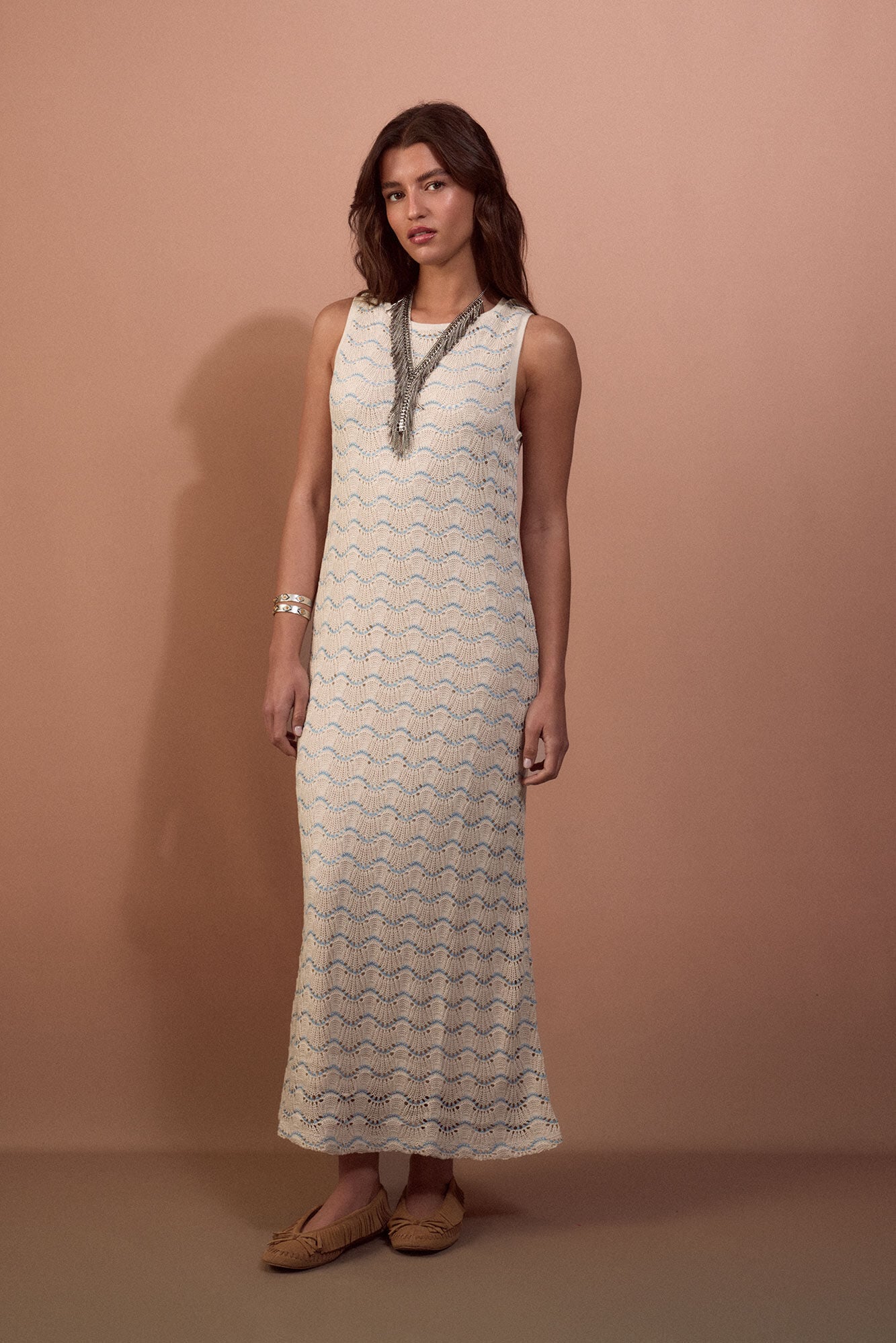 Slowlove Vestido b&aacute;sico em malha