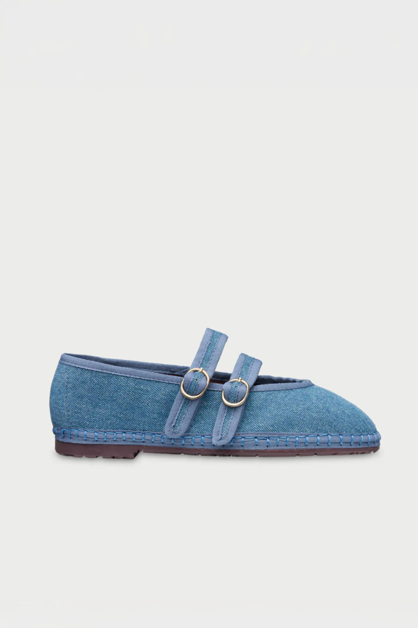 Flabelus Denim Claire ballet flats Blue