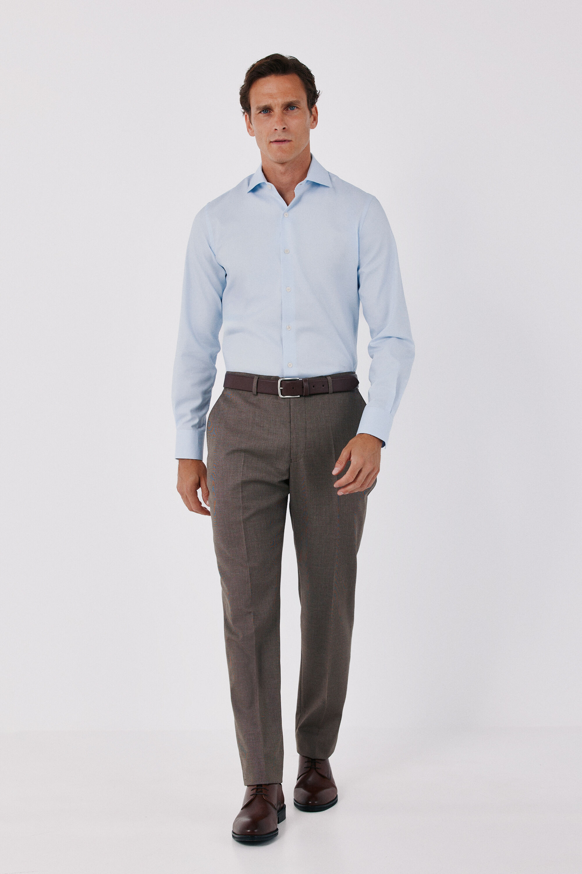 Cortefiel Otom&aacute;n slim fit easy iron dress shirt