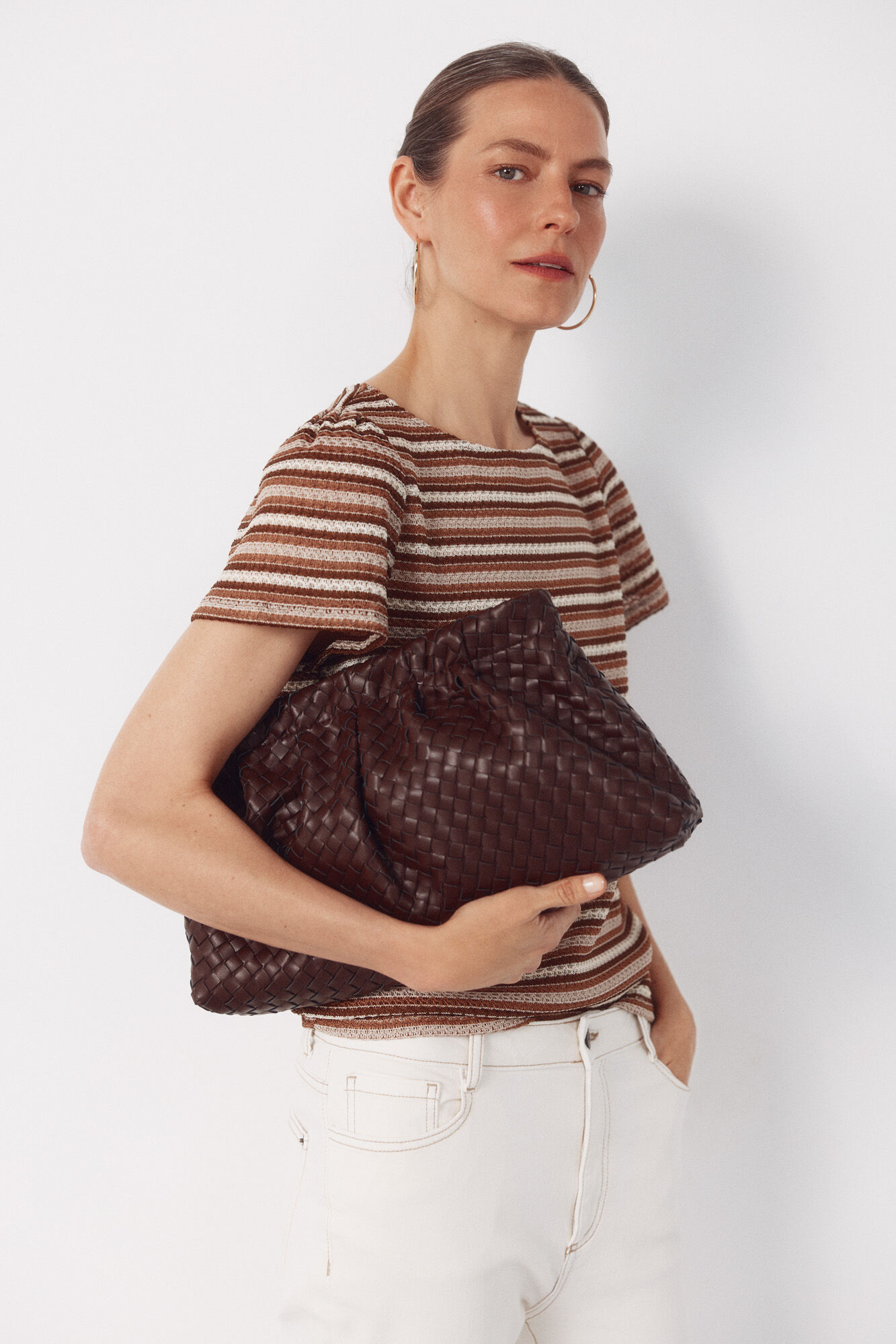 Cortefiel Woven handbag