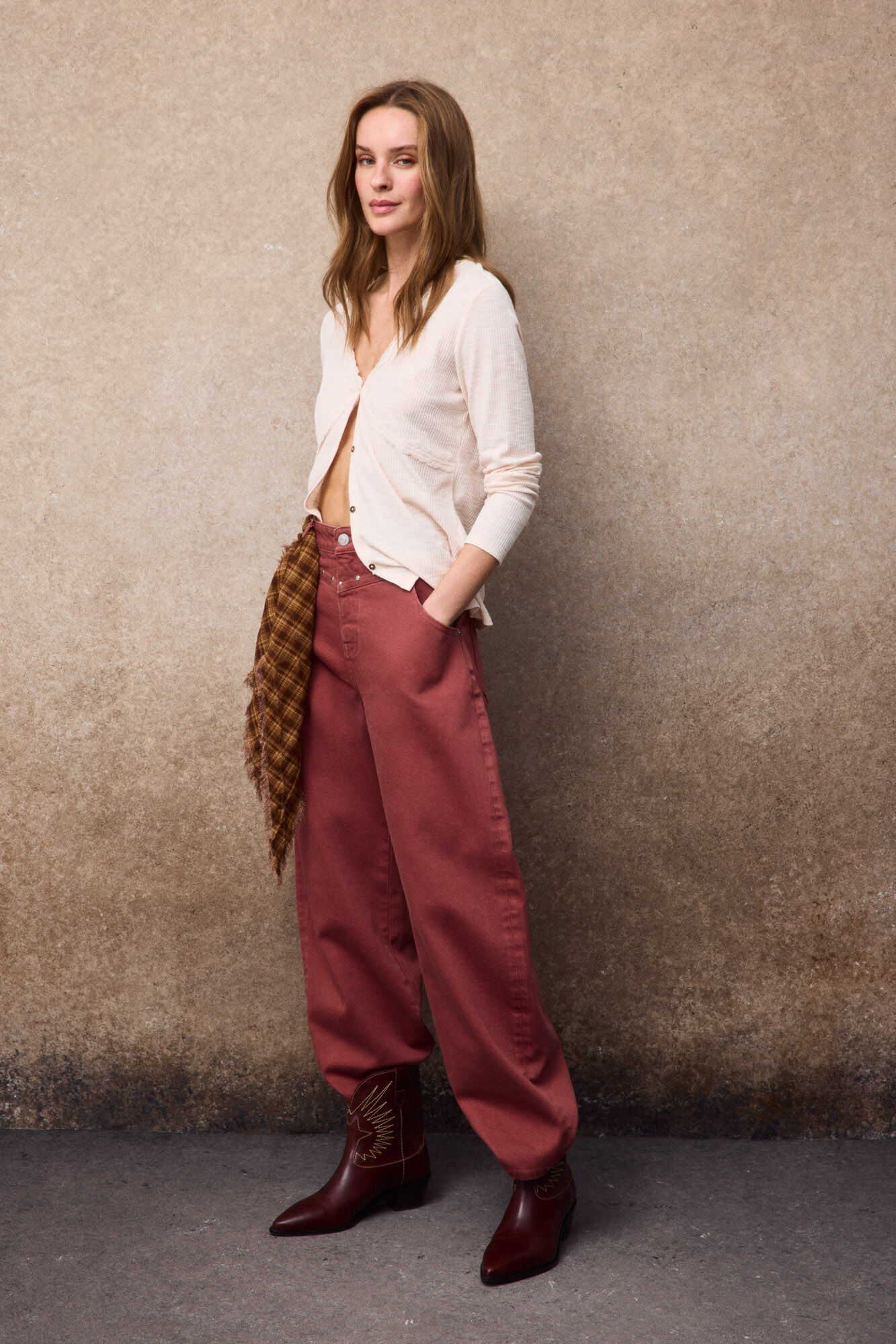 Slowlove Top cardigan blonda