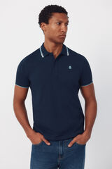 Cortefiel Polo con tips Azul marino