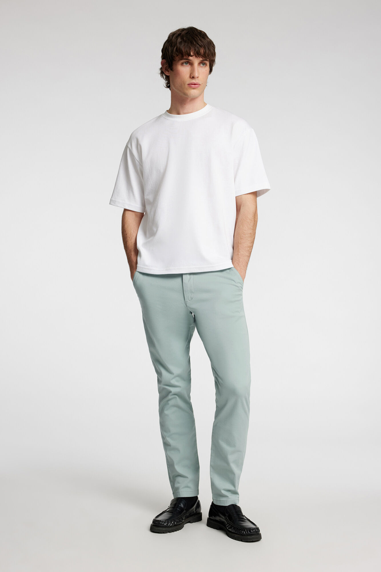 Selected Cal&ccedil;as chino para homem slim fit