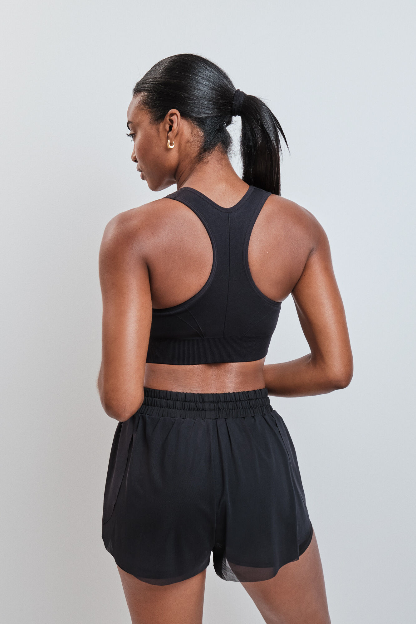 Dash and Stars Short ultra ligero malla negro negro