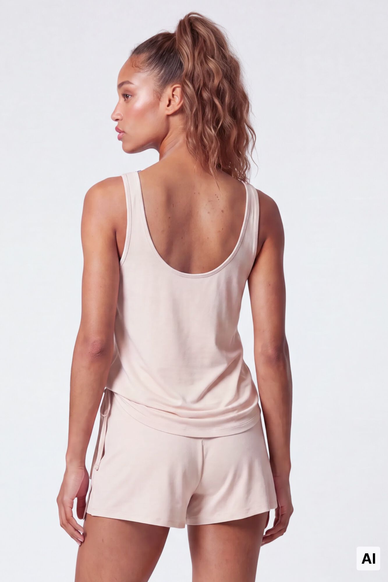 Dash and Stars Camiseta sin mangas beige beige