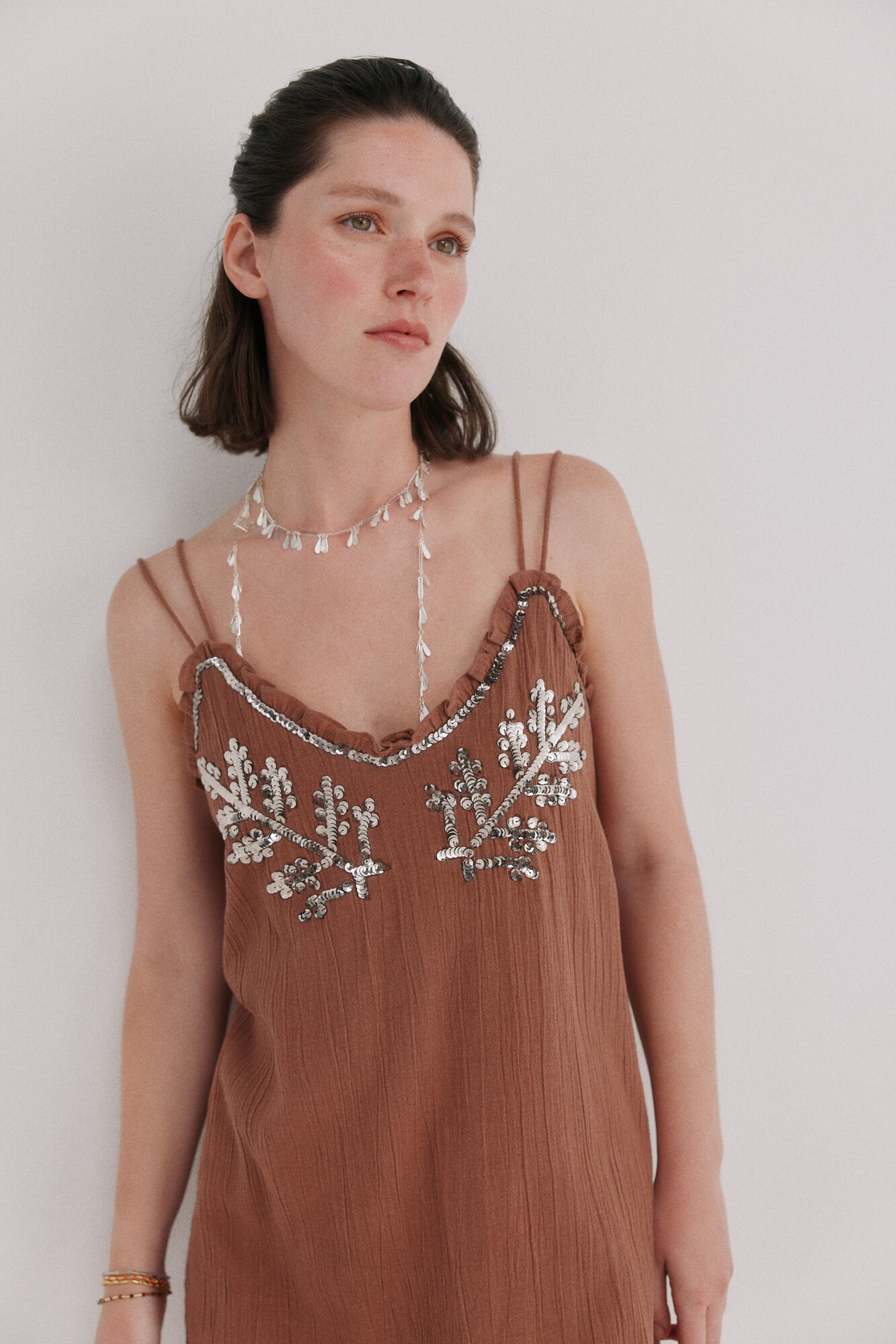 Hoss Intropia Aiora. Vestido midi fluido