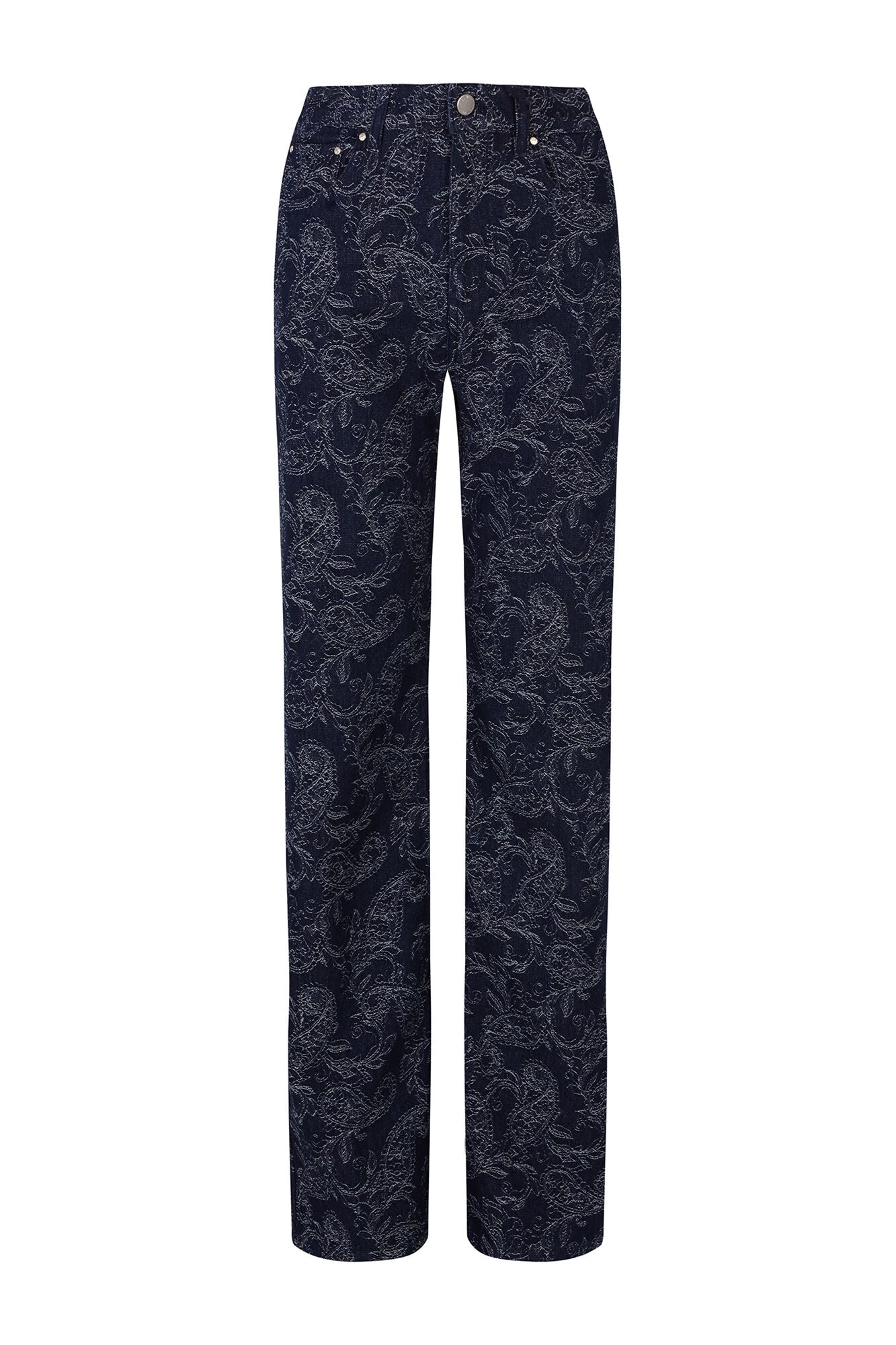 Hoss Intropia Brenda. Jeans jacquard Azul