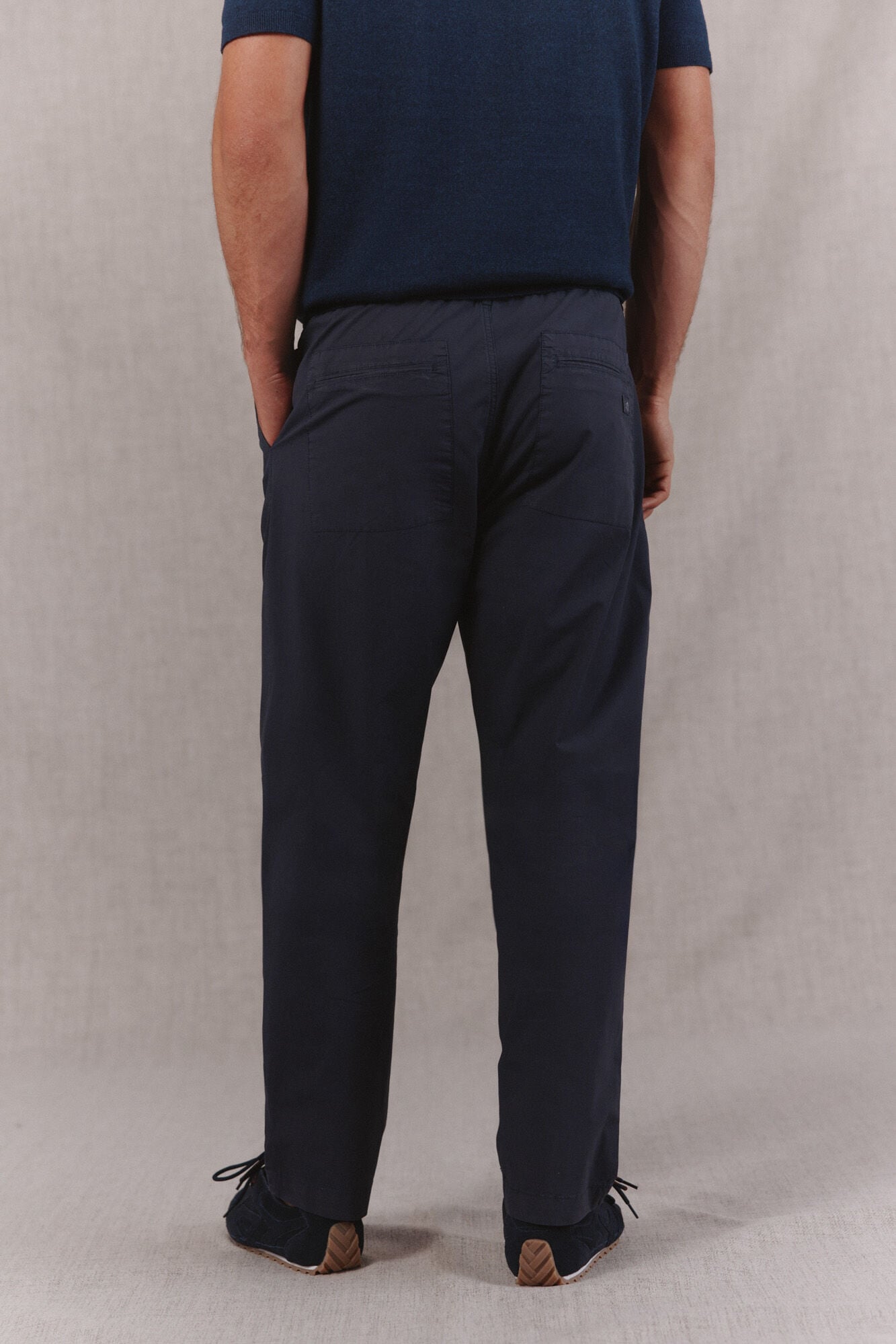 OOTO Light poplin regular chinos Grey