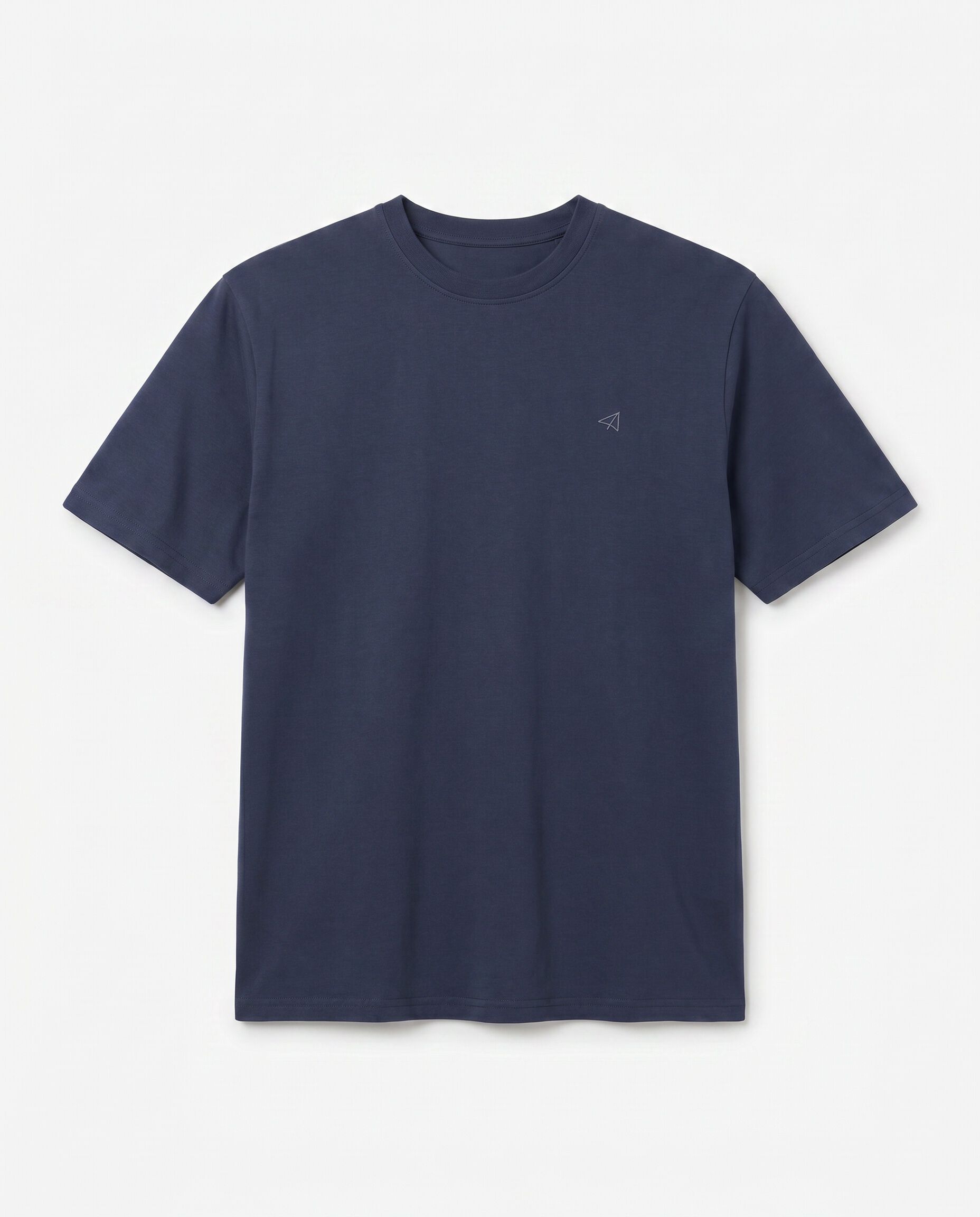 OOTO Camiseta b&aacute;sica lavada con bordado avi&oacute;n Azul marino