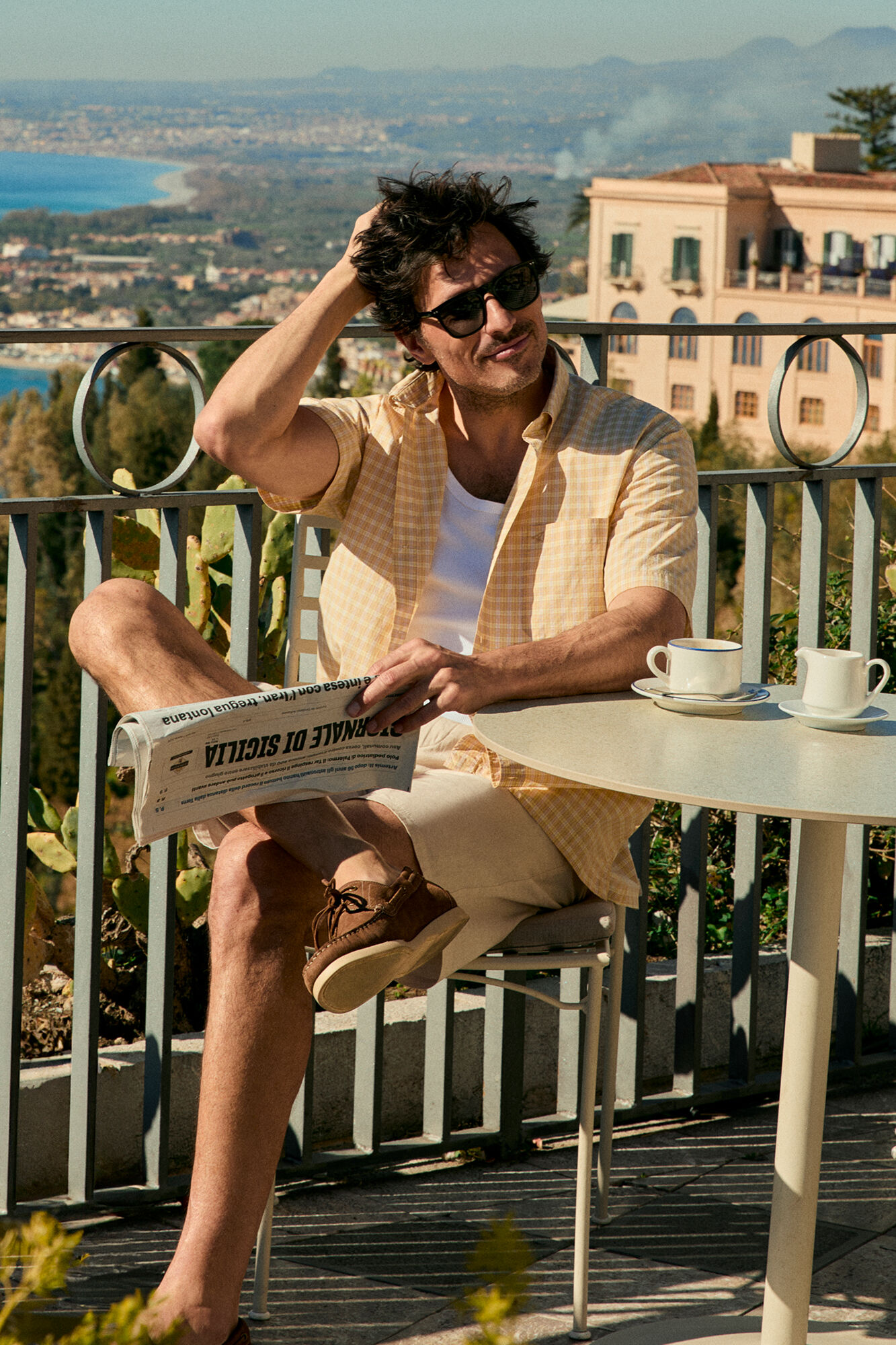 OOTO Oporto rectangular acetate sunglasses