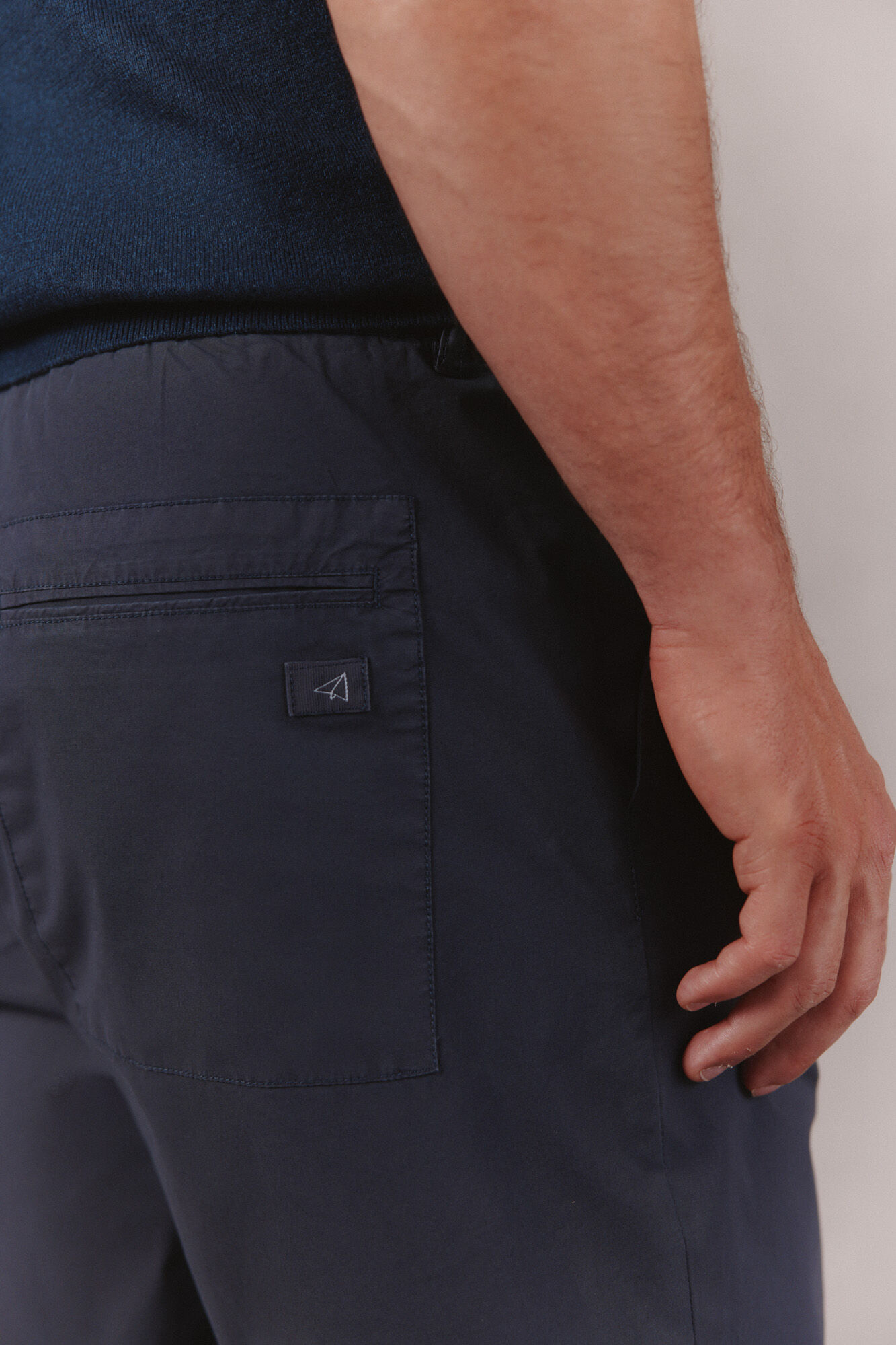 OOTO Light poplin regular chinos Grey