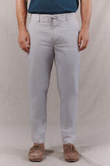OOTO Light poplin regular chinos Grey