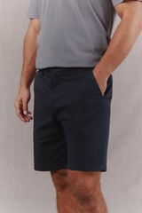 OOTO Bermuda b&aacute;sica regular Cinzento