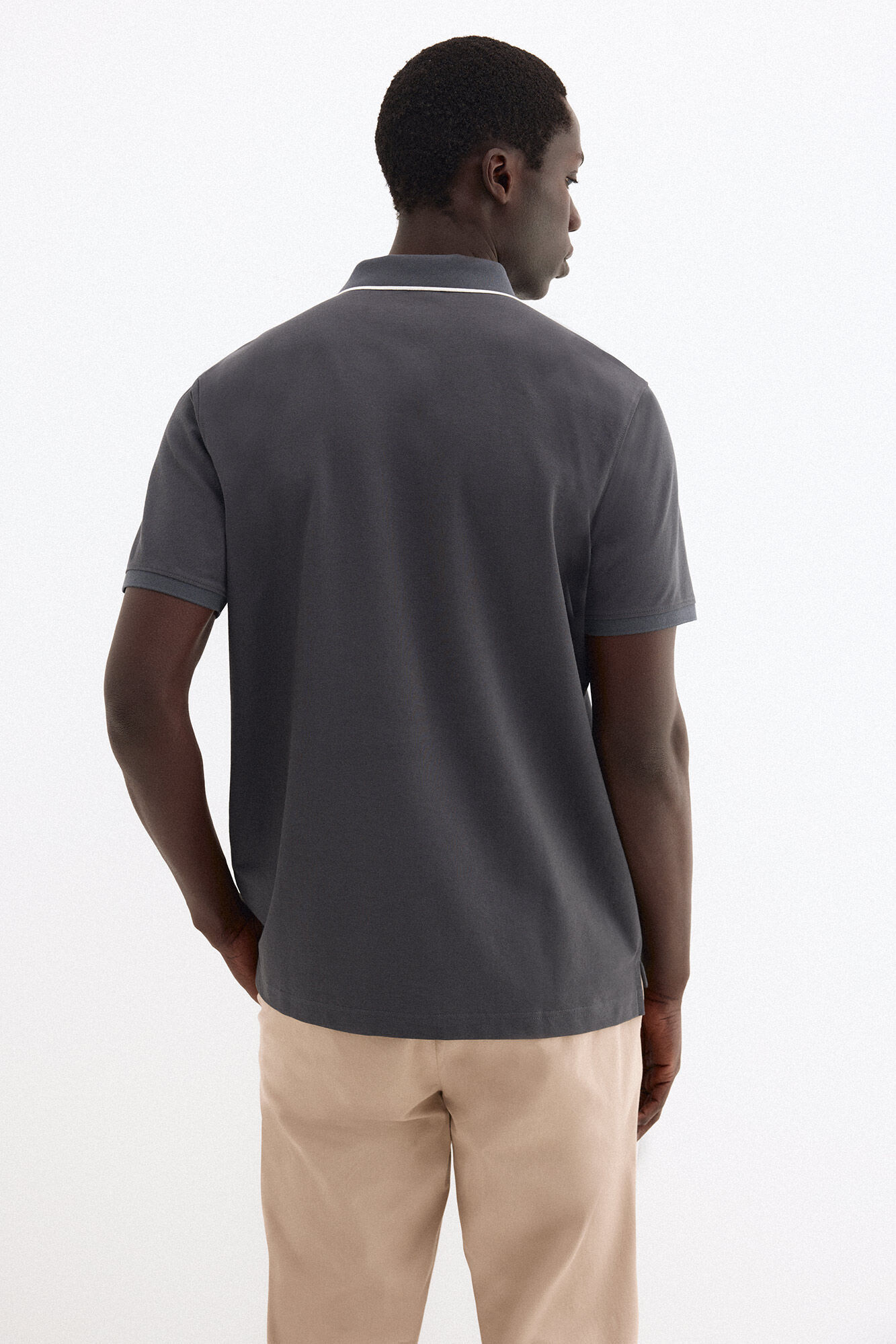 Pedro del Hierro Basic pique polo shirt