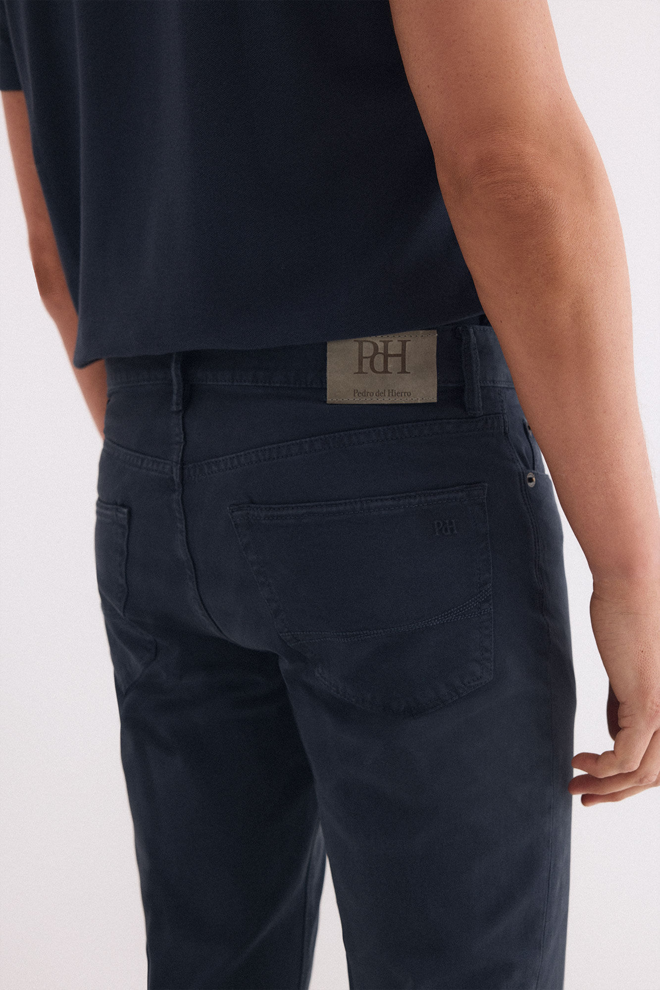 Pedro del Hierro Cal&ccedil;a 5 bolsos slim Azul