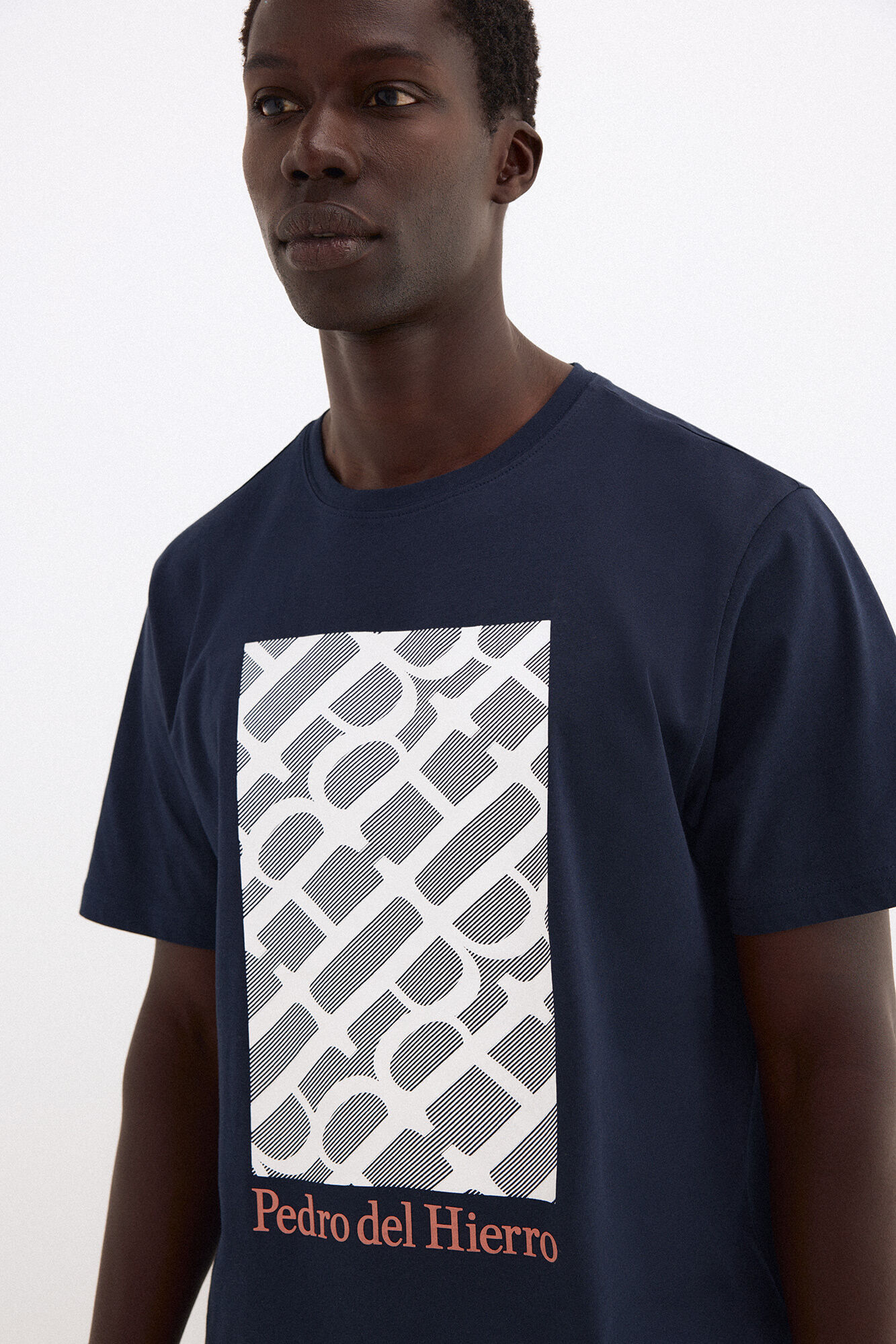 Pedro del Hierro Printed logo T-shirt