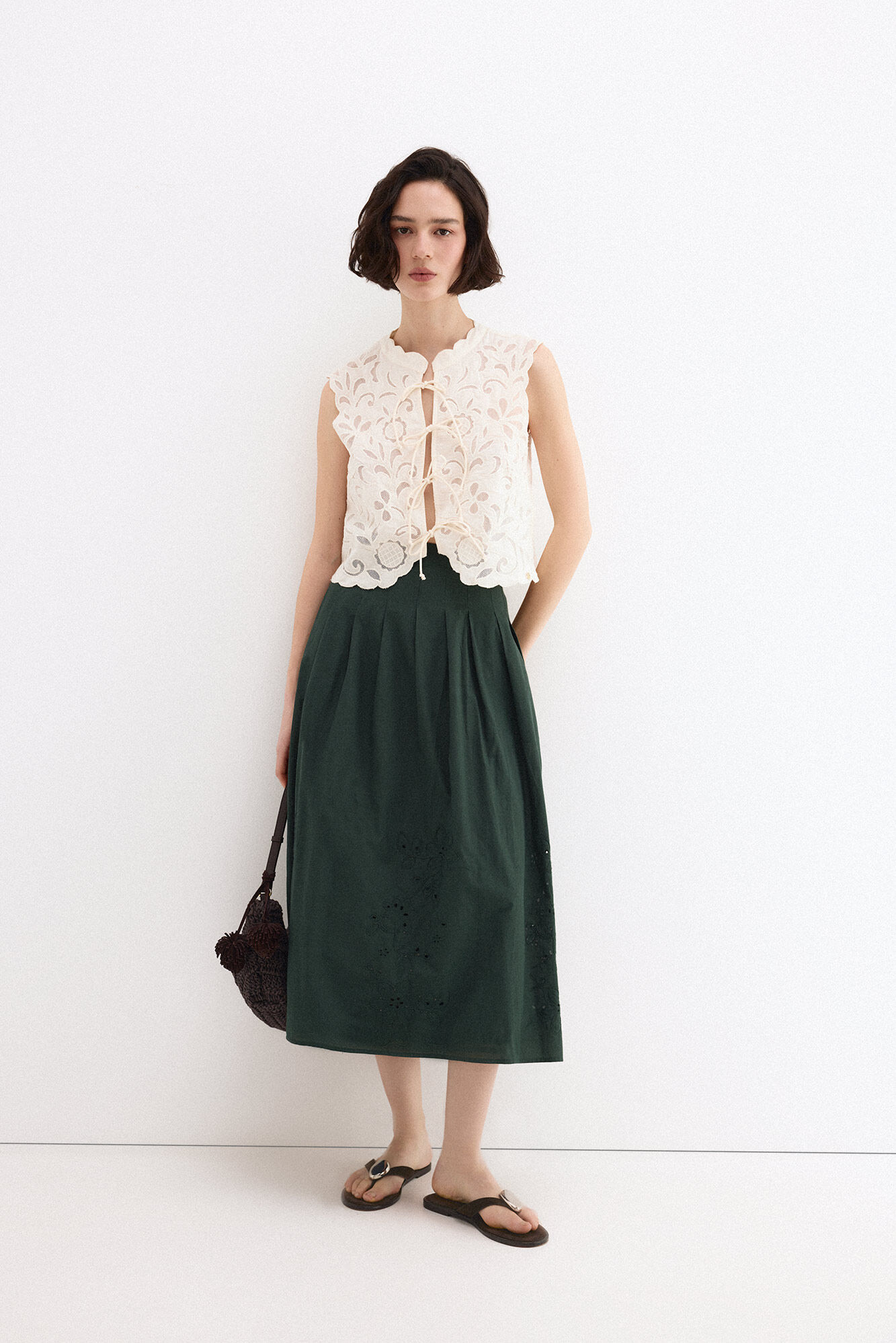 Pedro del Hierro Embroidered gilet