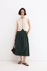 Pedro del Hierro Embroidered gilet White