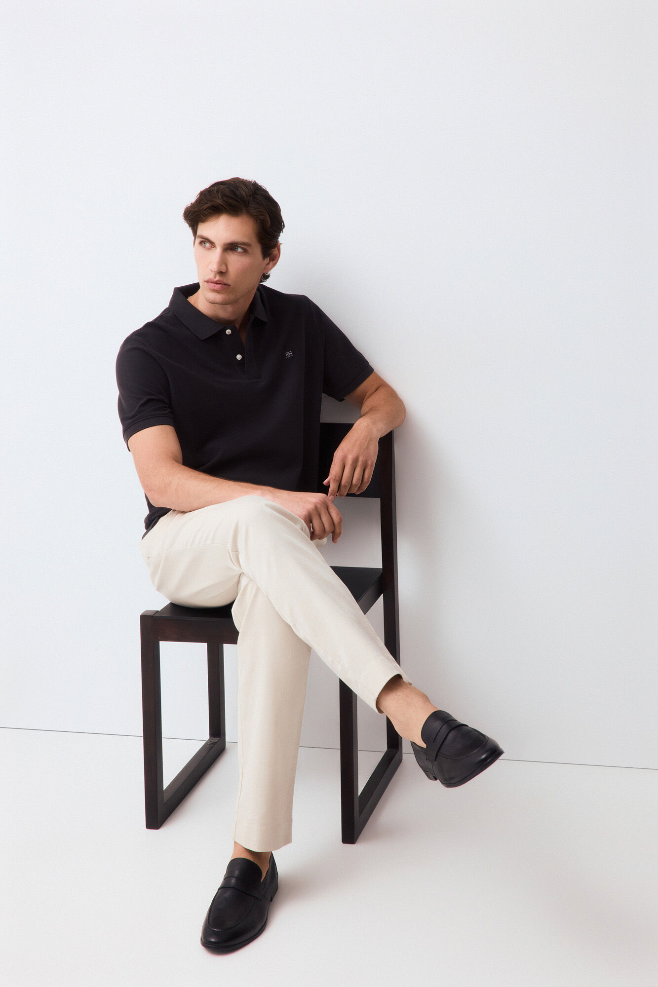 Pedro del Hierro Piqu&eacute; basic polo shirt
