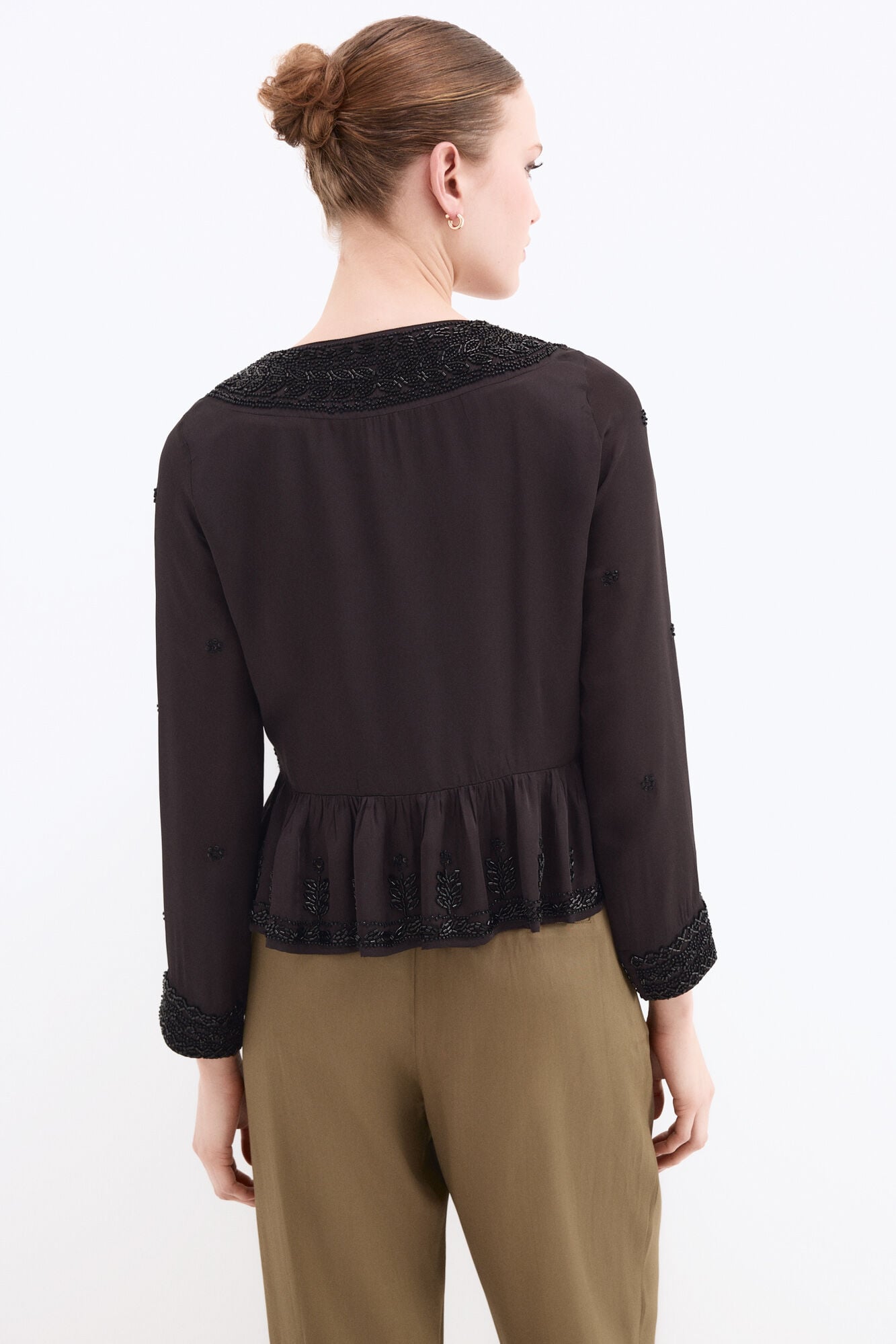 Pedro del Hierro Black gemstones jacket Black