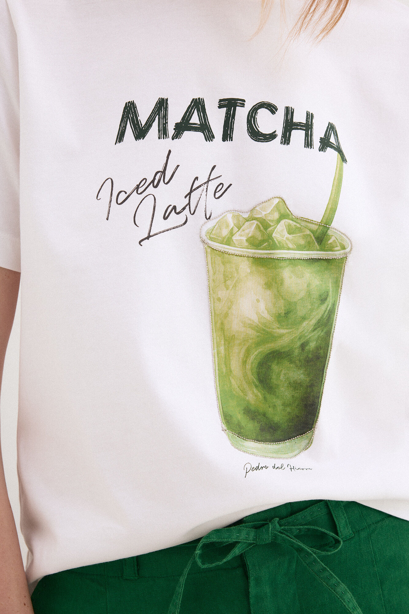 Pedro del Hierro Camiseta estampada frontal