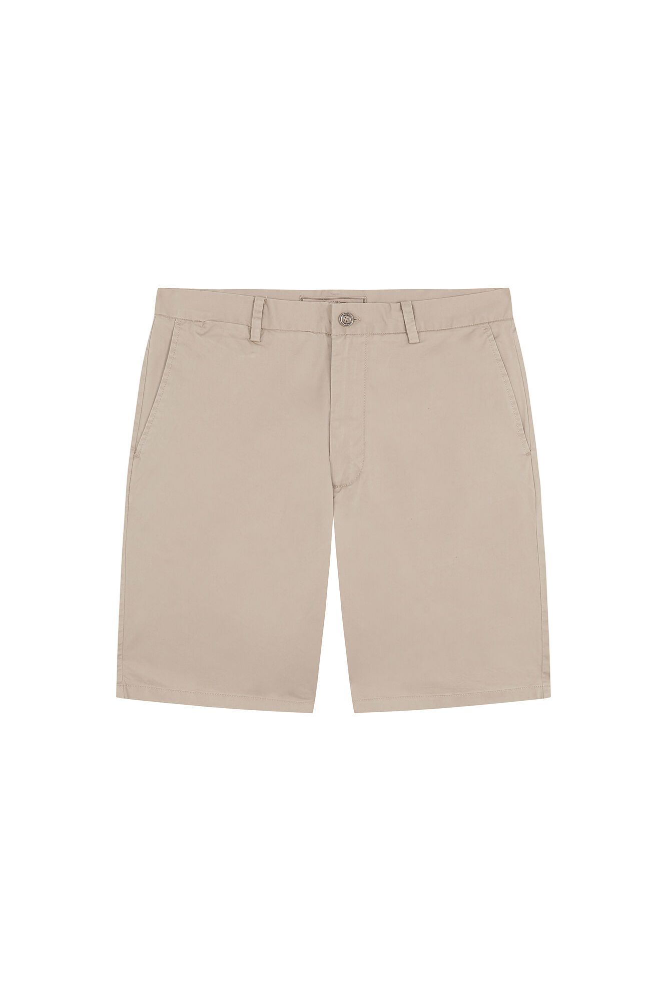 Pedro del Hierro Regular chino Bermuda shorts Beige