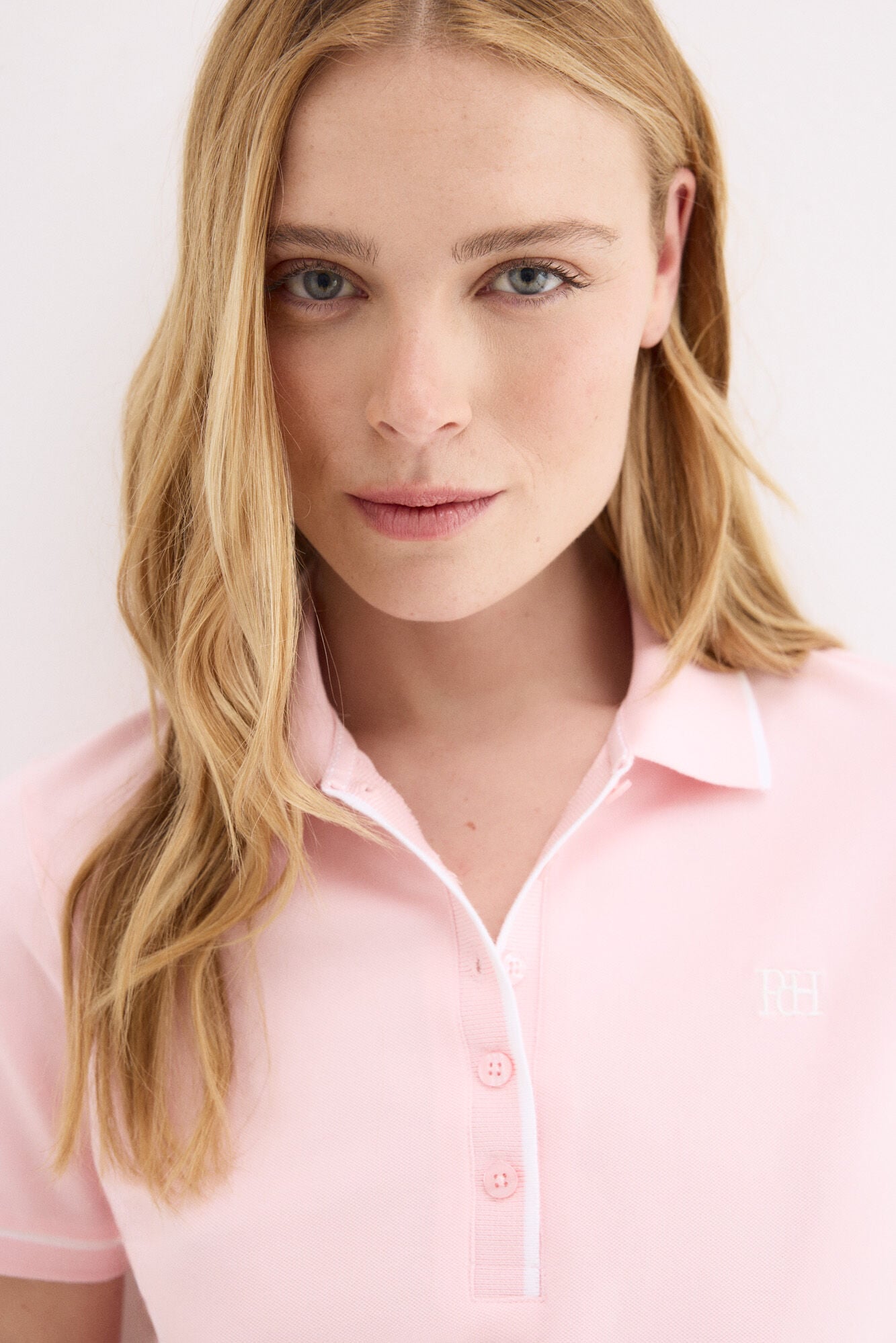 Pedro del Hierro Polo de manga curta Rosa