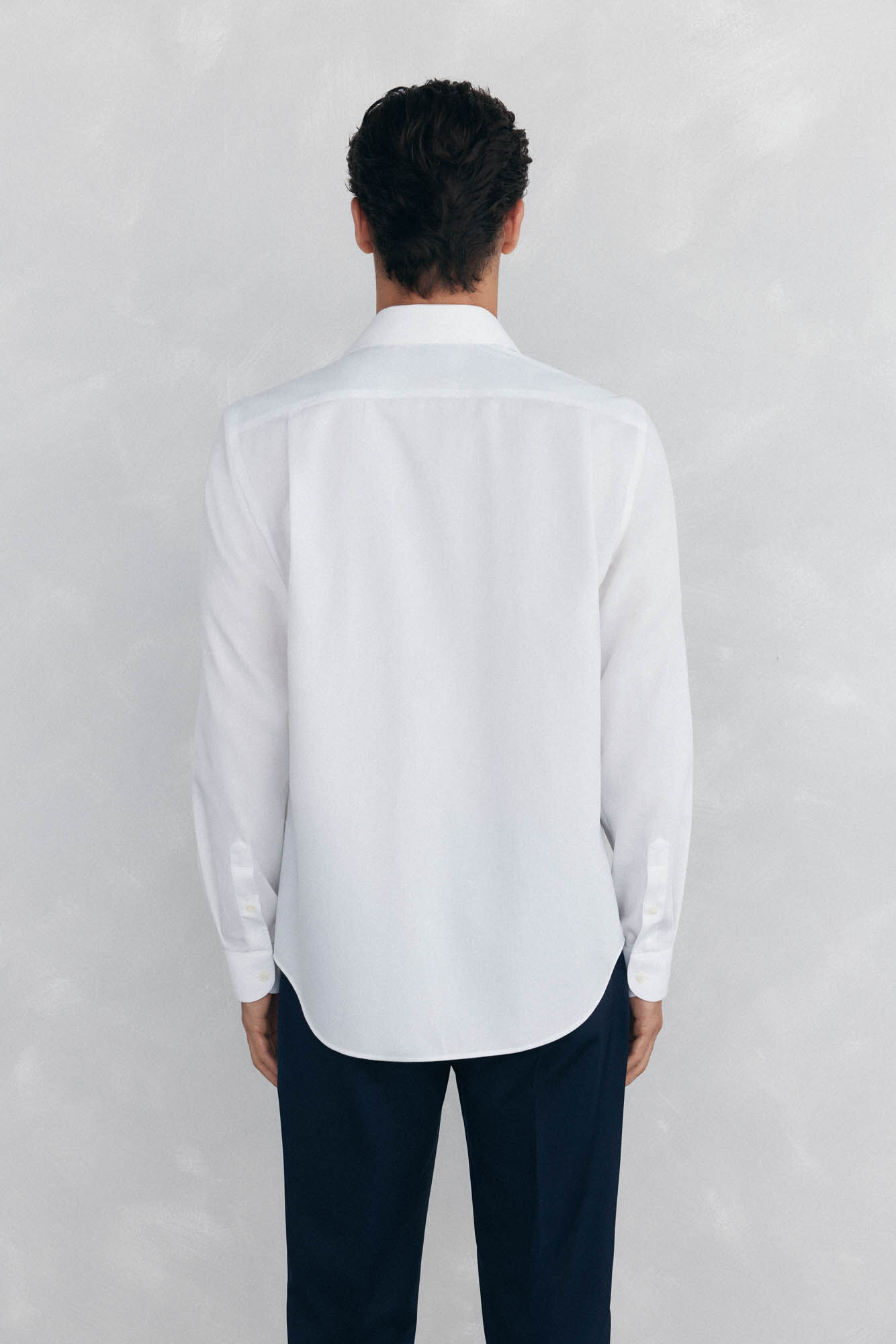 Pedro del Hierro Camisa social lisa que n&atilde;o pode ser passada a ferro + resistente a manchas Branco